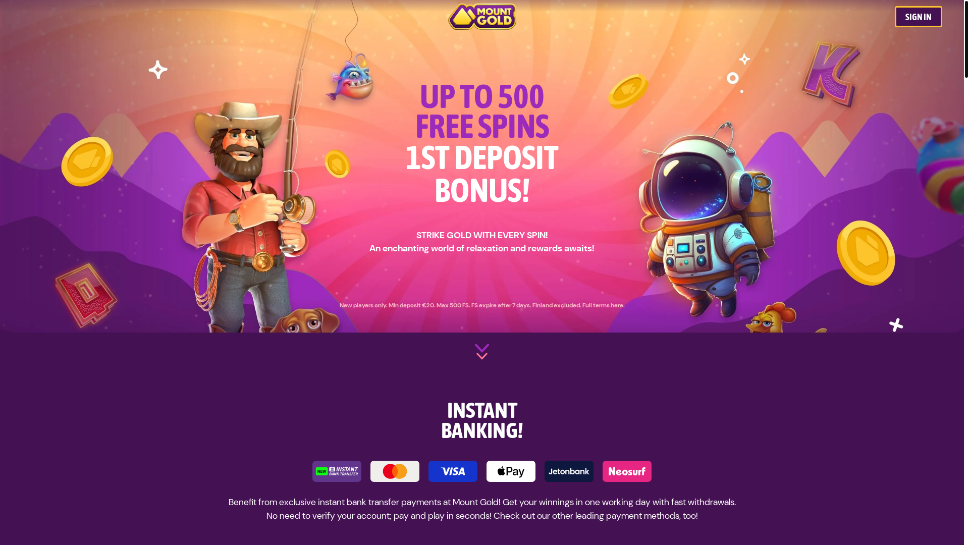 website screenshot of https://landing-mountgold.pages.dev/