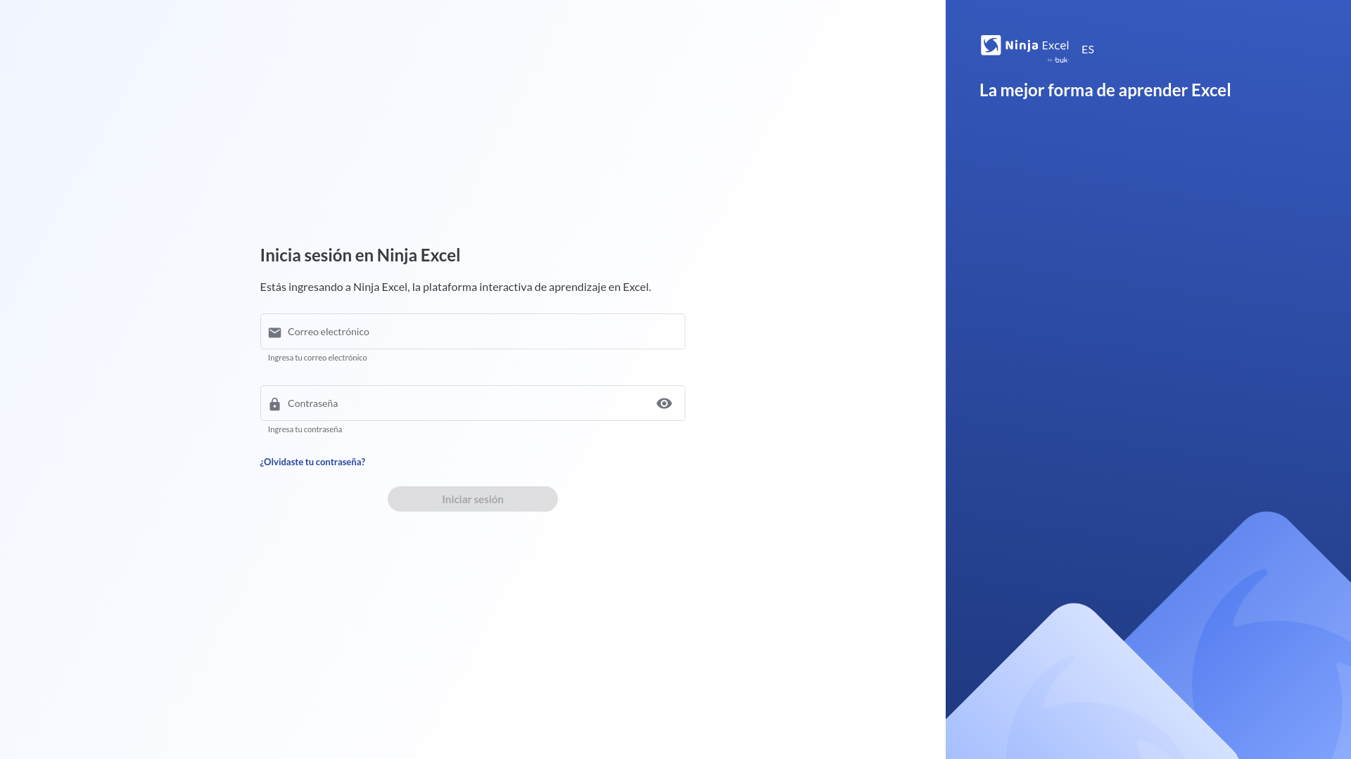 website screenshot of https://app.ninjaexcel.com/