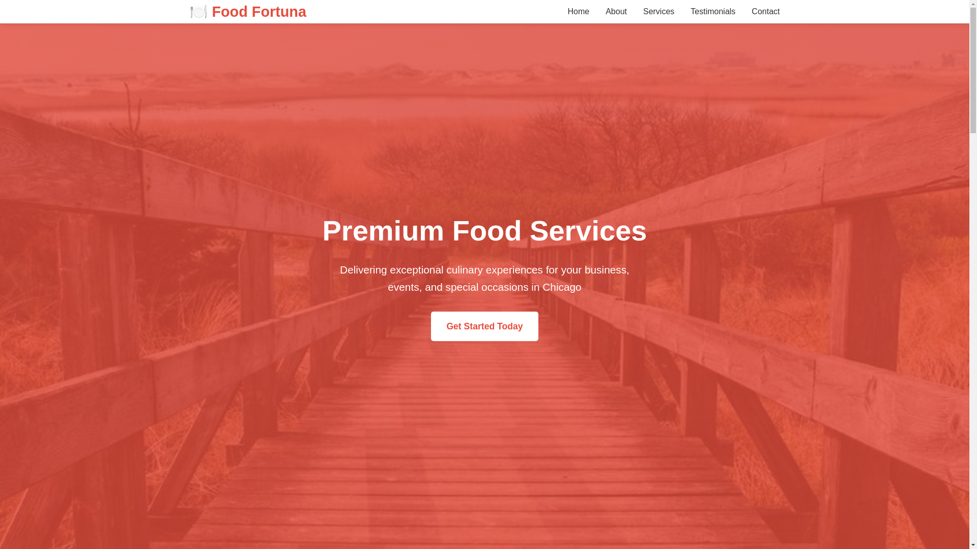 website screenshot of https://foodfortuna.courses/