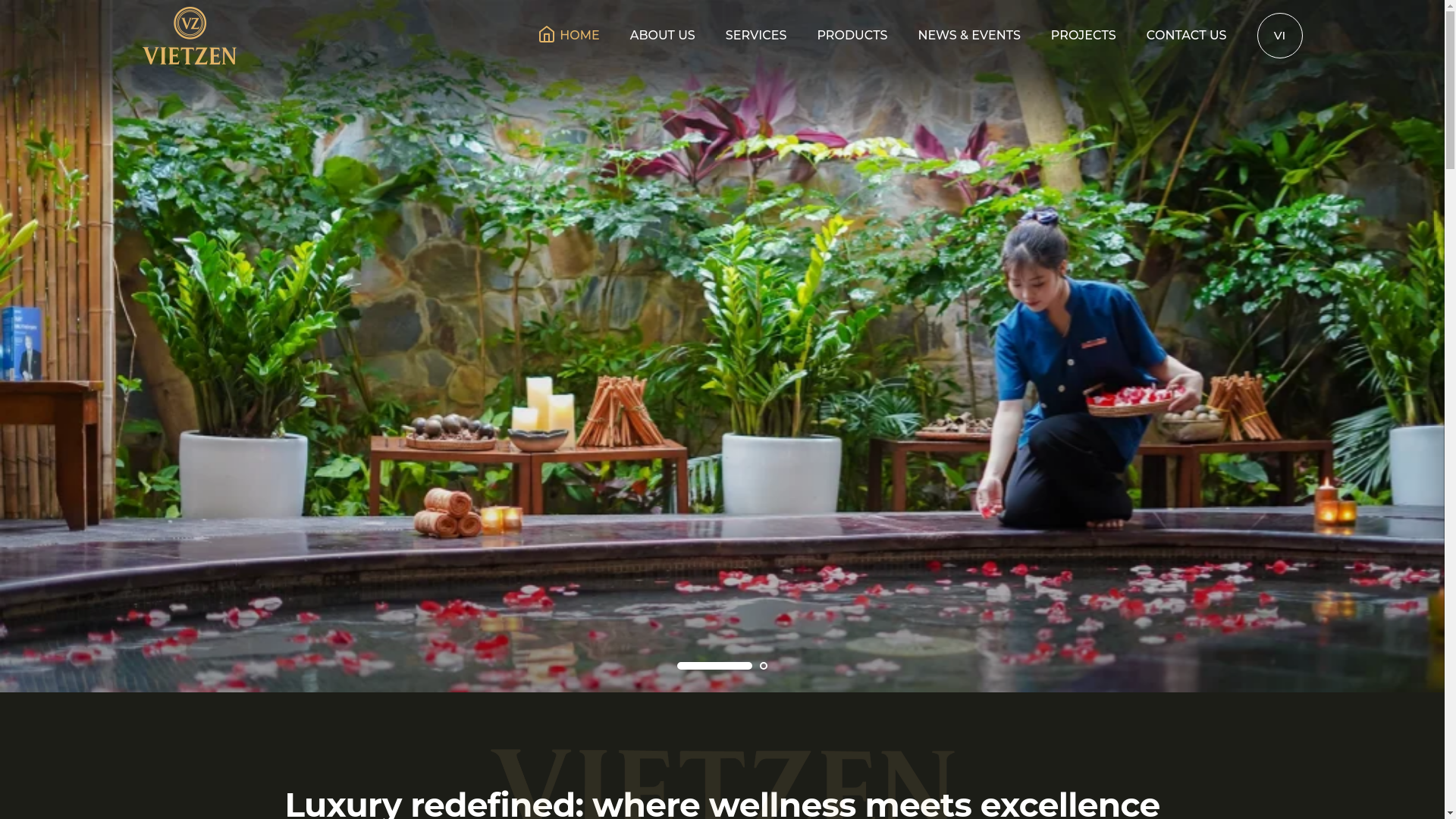 website screenshot of https://vietzen.vn/