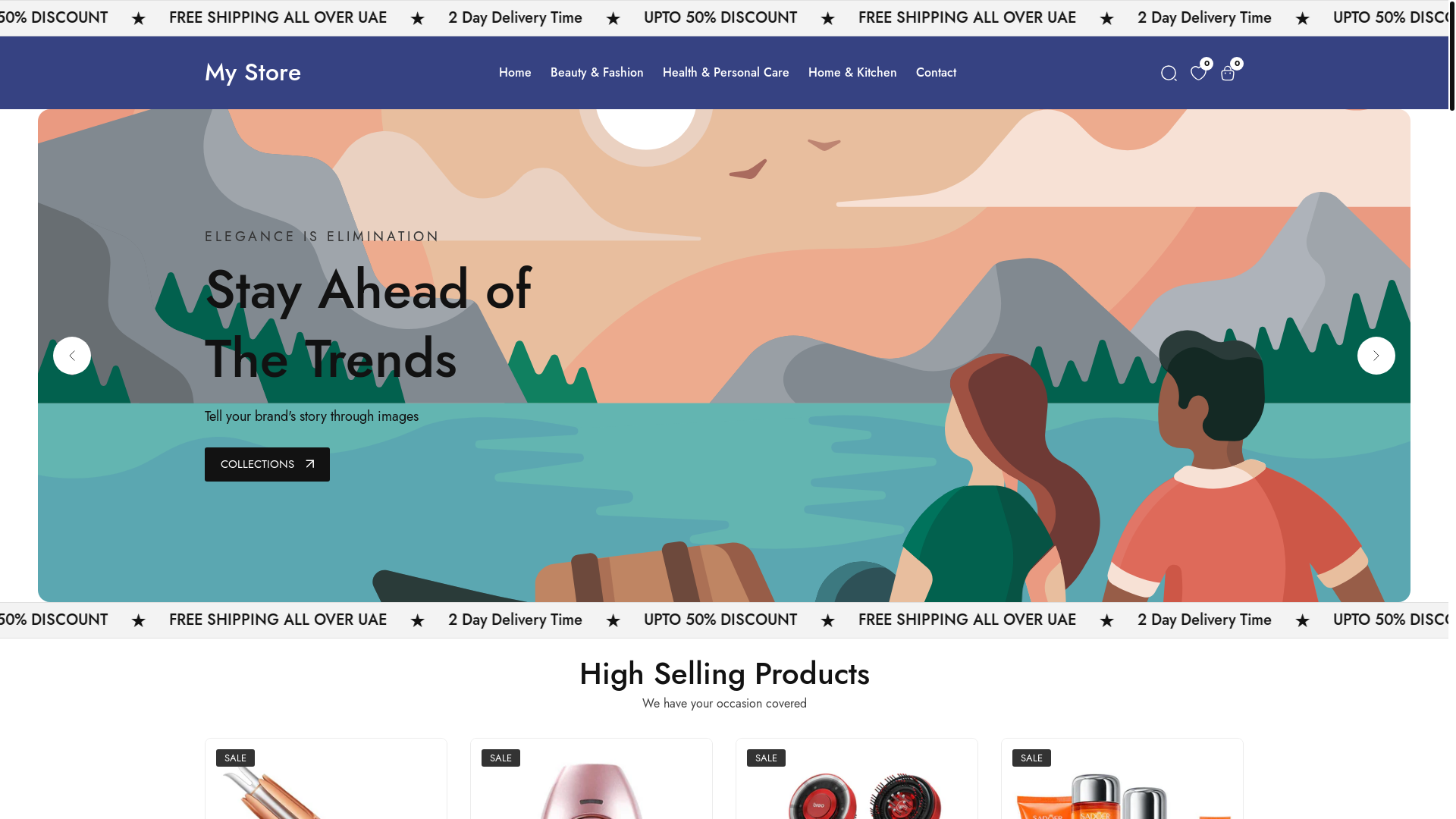 website screenshot of https://yourwants.shop/