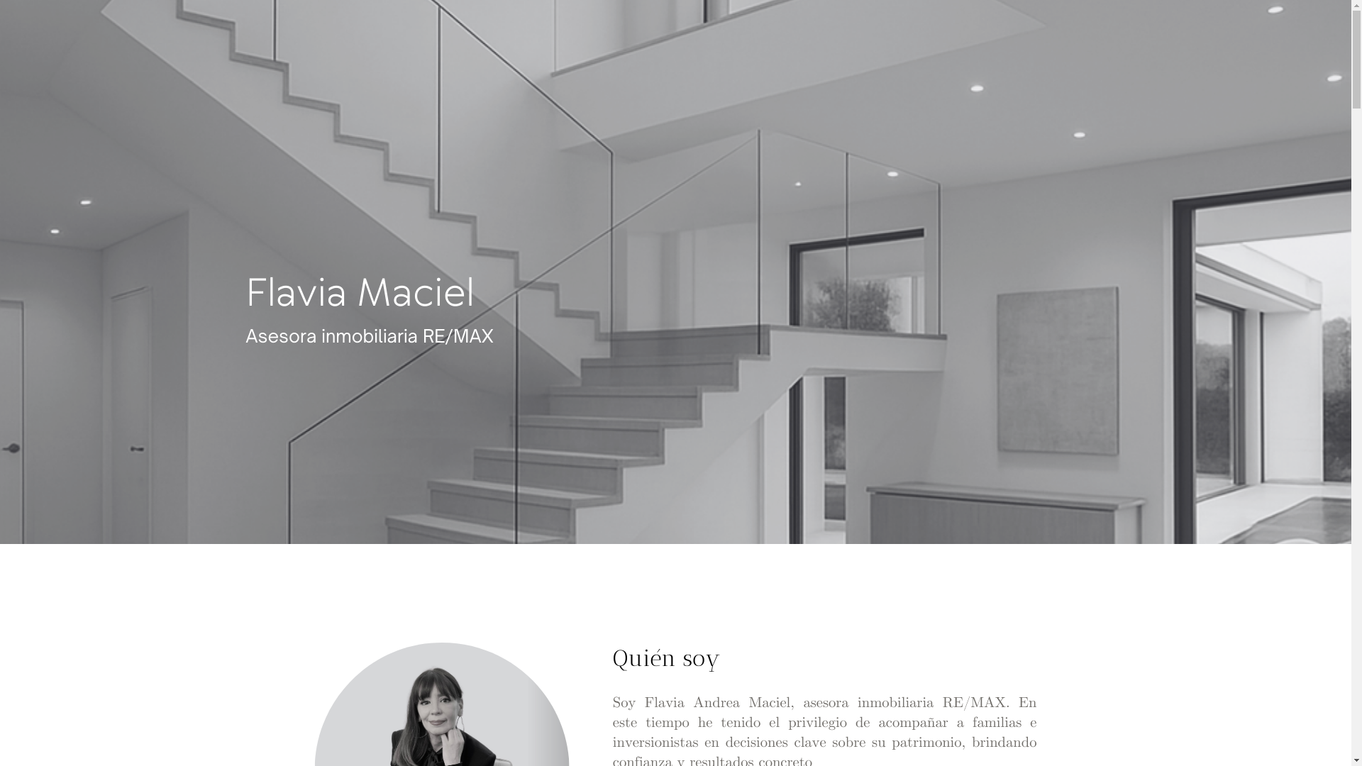 website screenshot of https://flavia-remax.pages.dev/