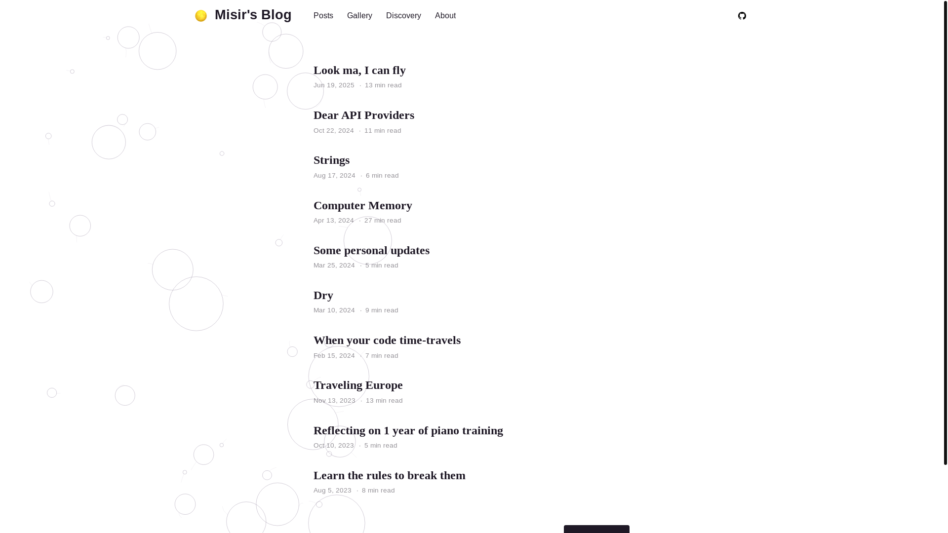 website screenshot of http://themisir.com/