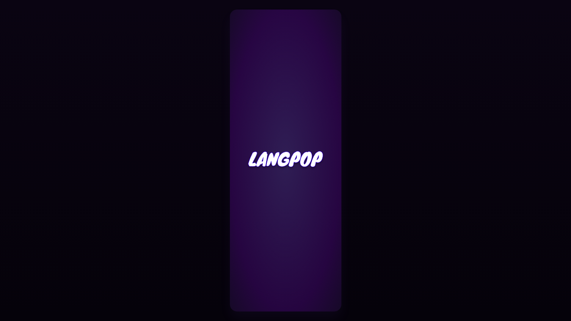 website screenshot of https://langpop.world/