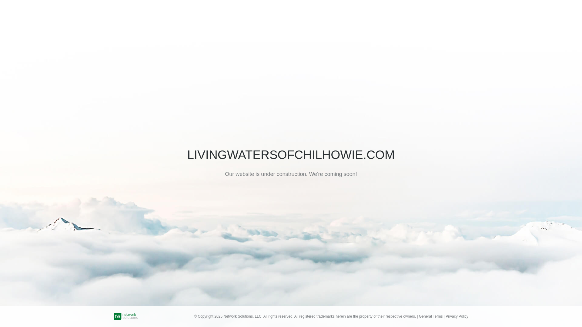 website screenshot of https://livingwatersofchilhowie.com/
