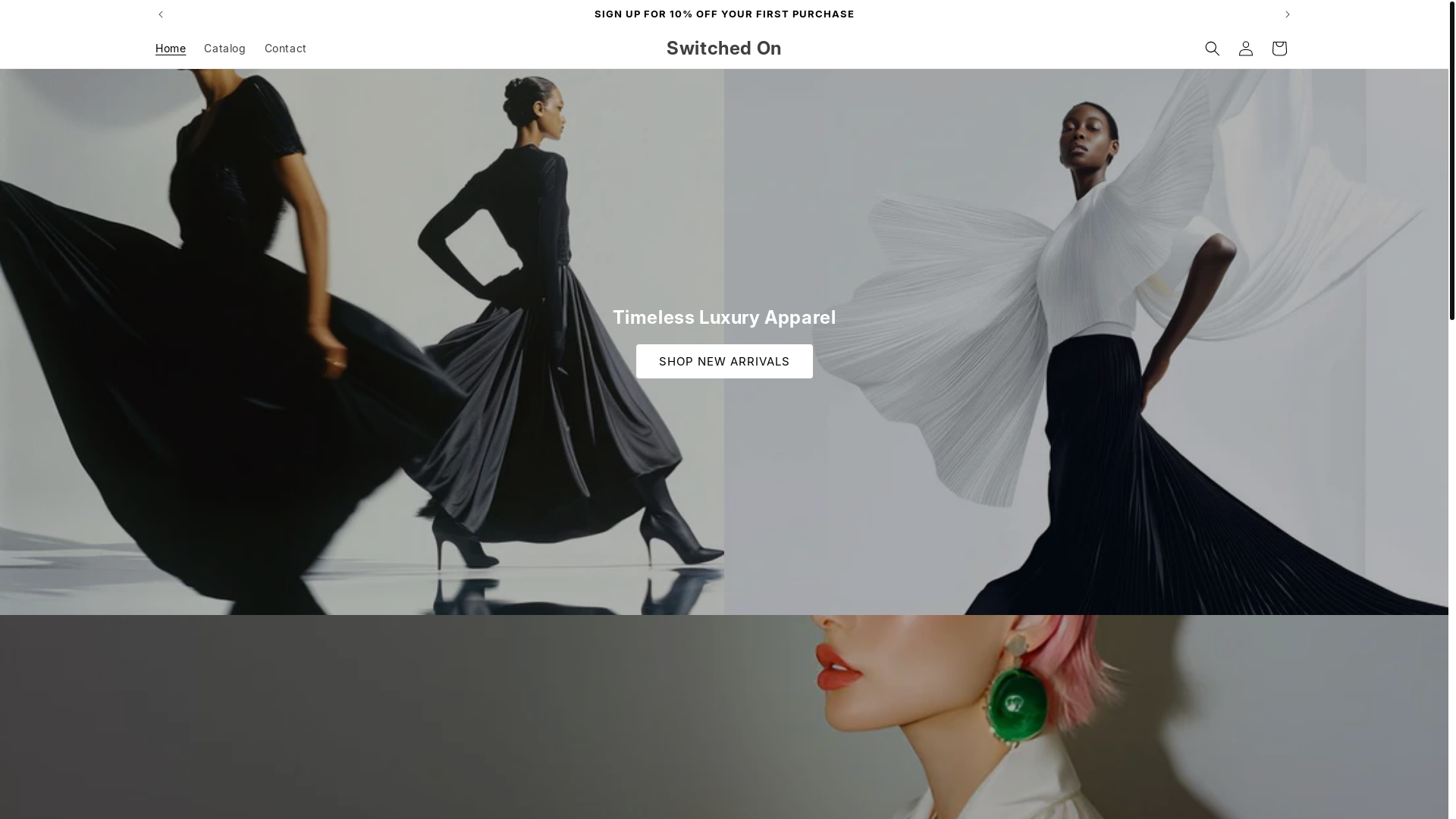 website screenshot of https://switchedonza.online/