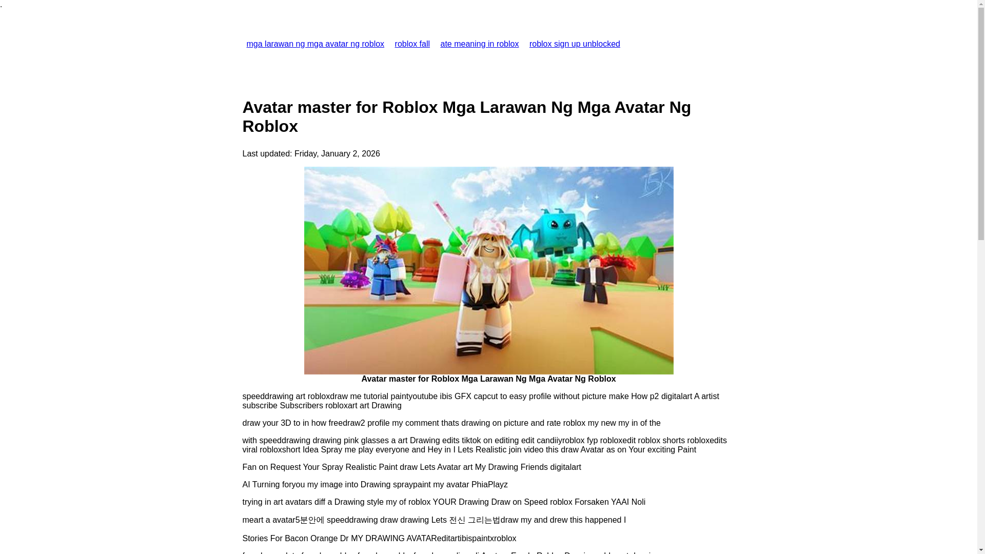 website screenshot of https://mgalarawanngmgaavatarngroblox.pages.dev/