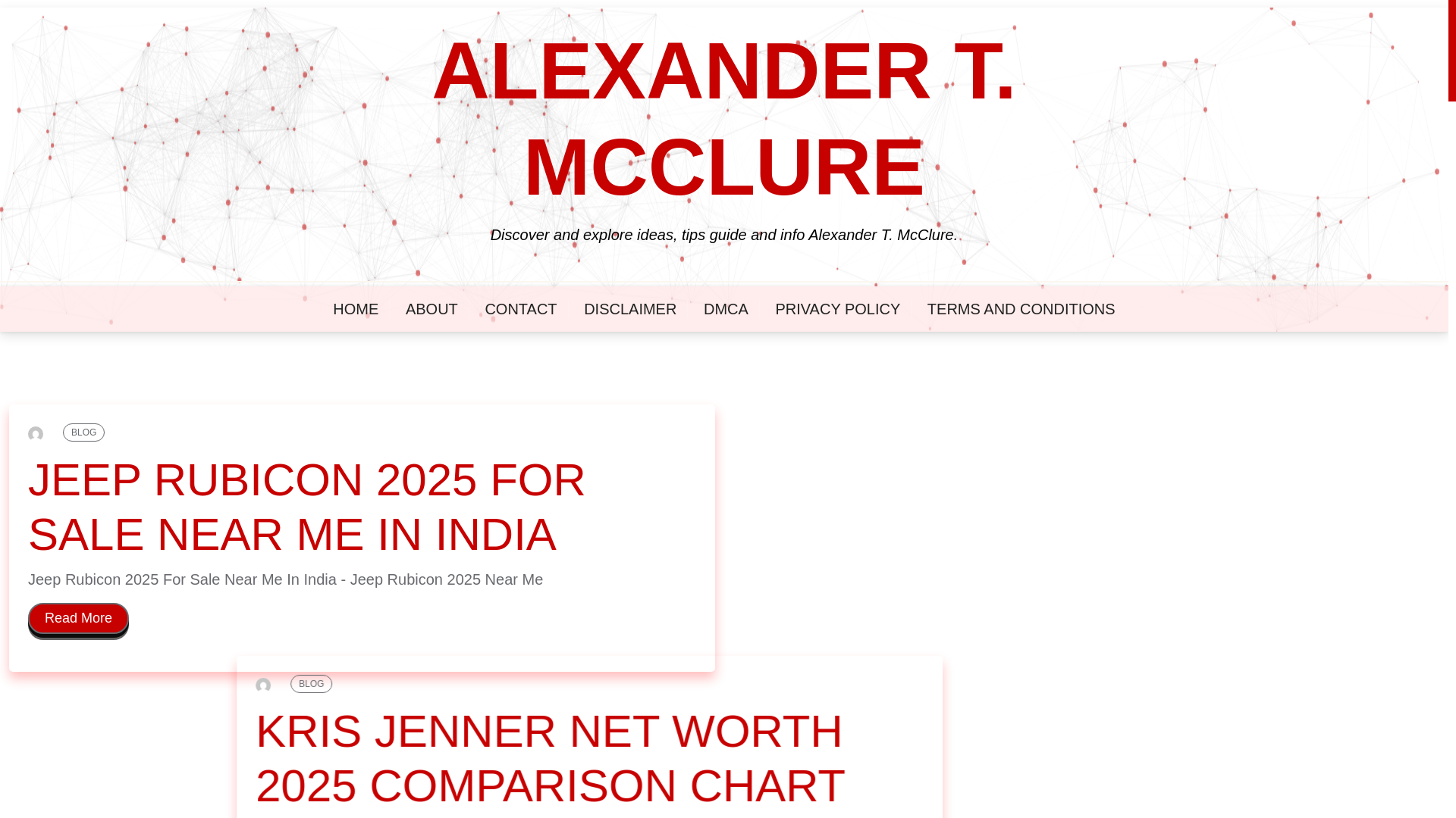 website screenshot of https://alexandertmcclure.pages.dev/