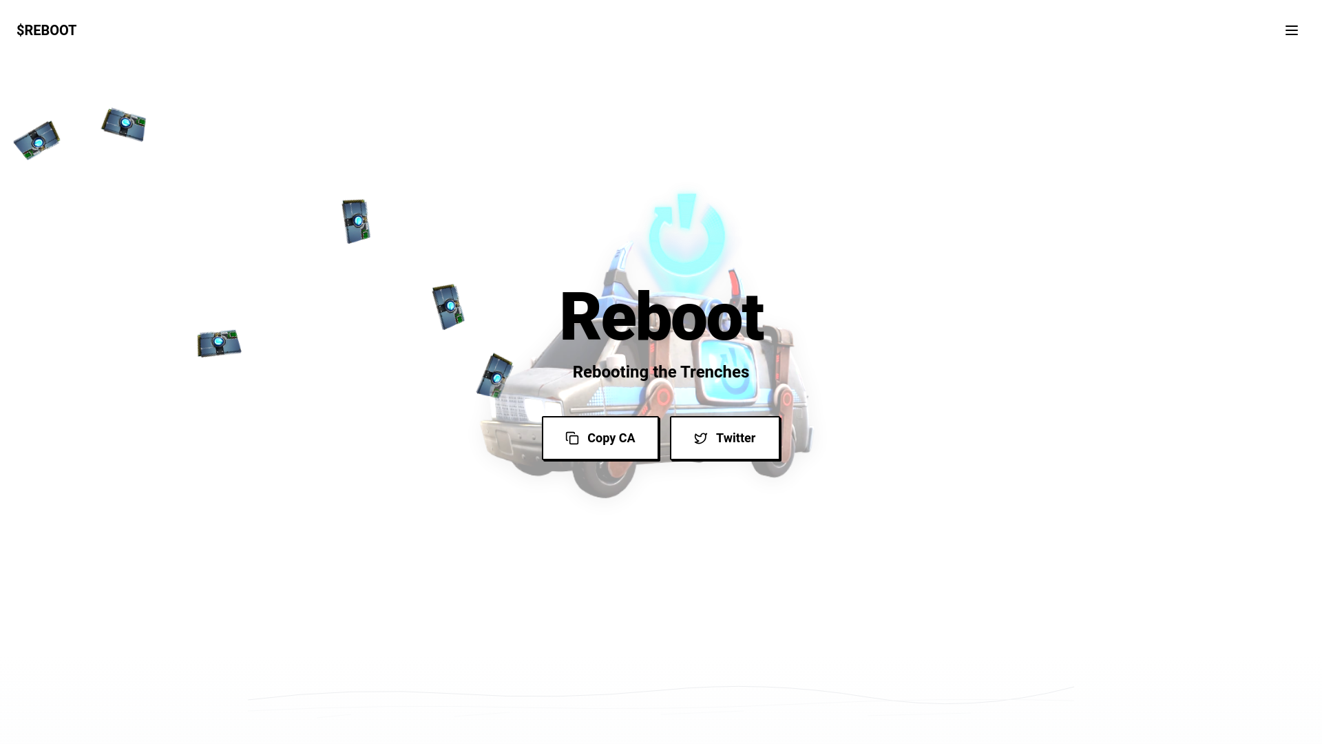 website screenshot of https://rebootonbonk.lol/