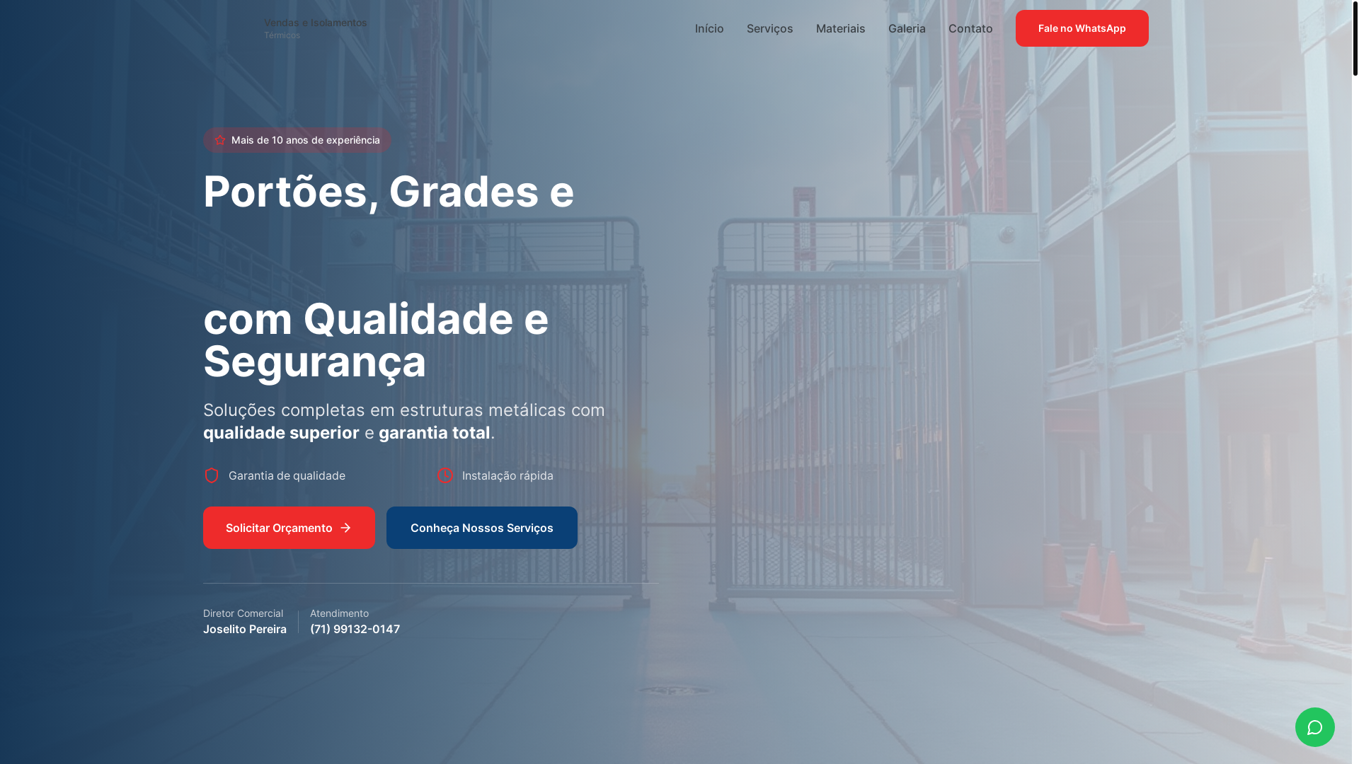 website screenshot of https://flex-isolamento-termico.com.br/