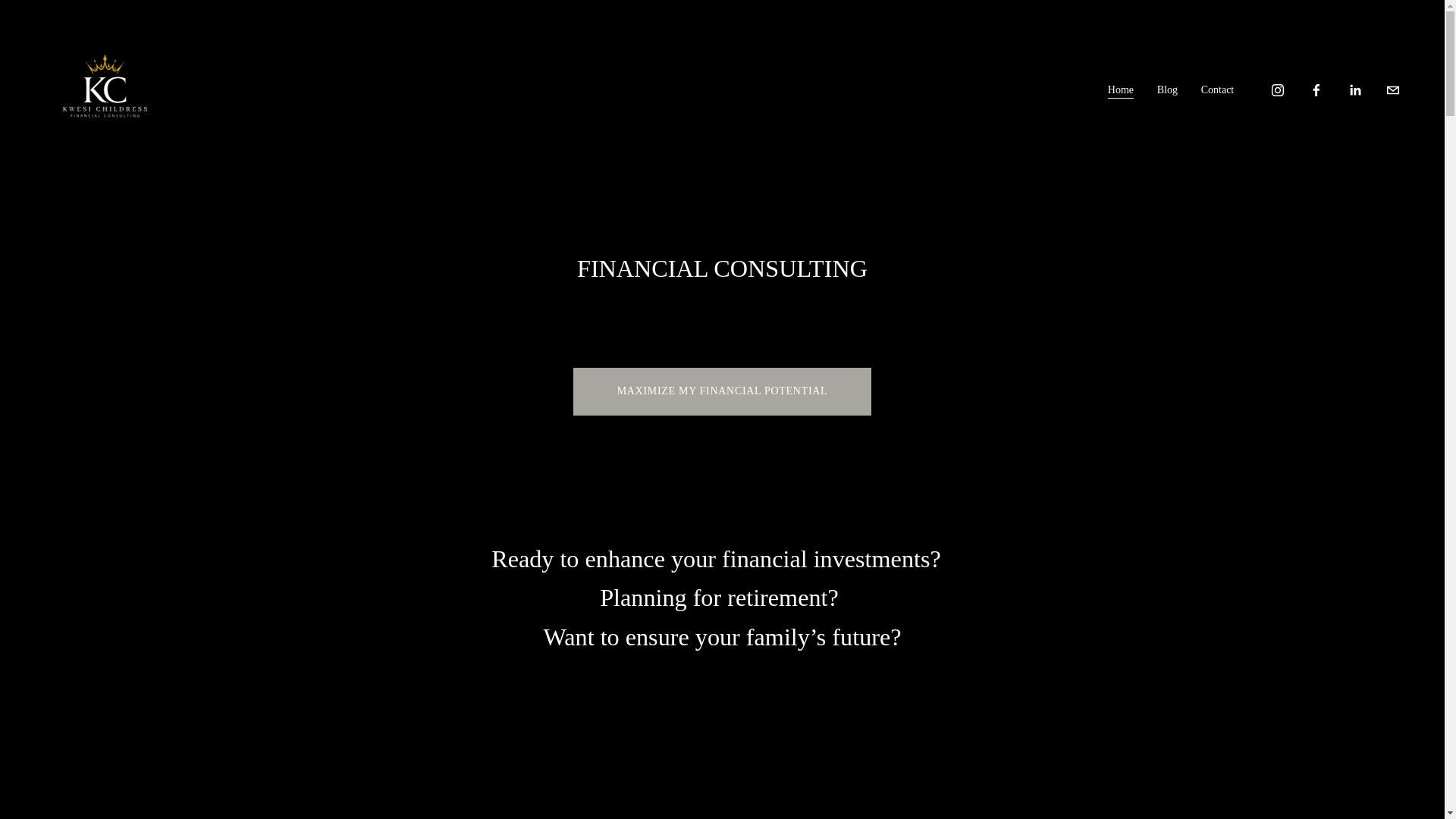 website screenshot of https://childressfinancialconsulting.com/