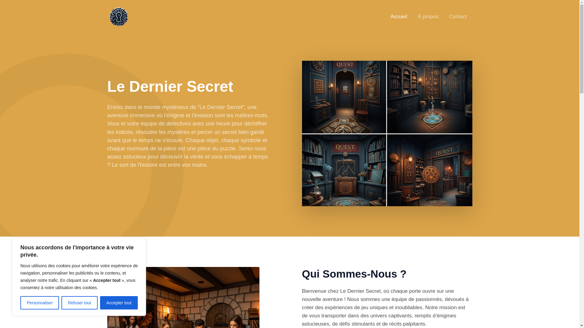 website screenshot of https://lederniersecret.sbs/