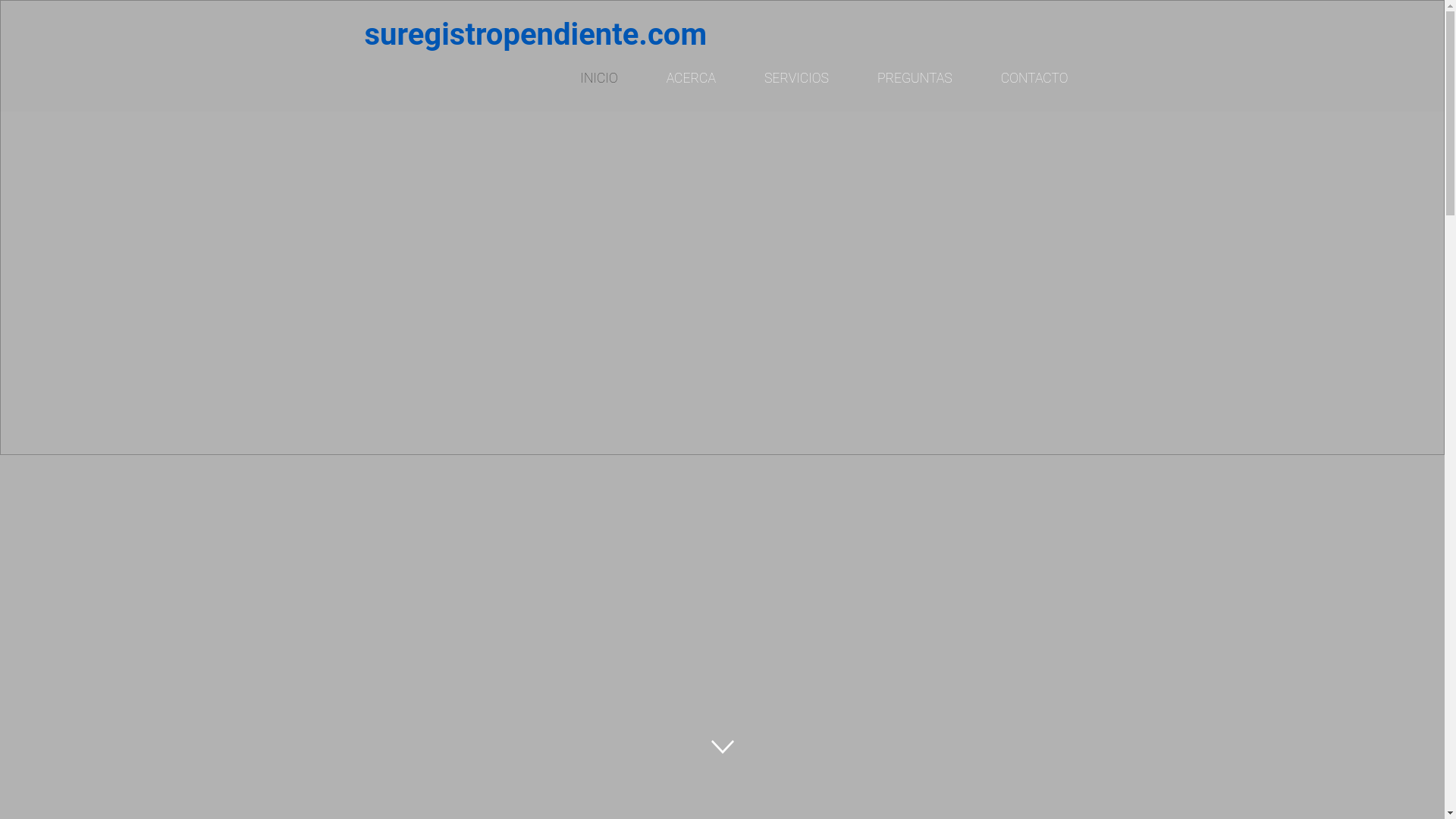 website screenshot of https://suregistropendiente.com/