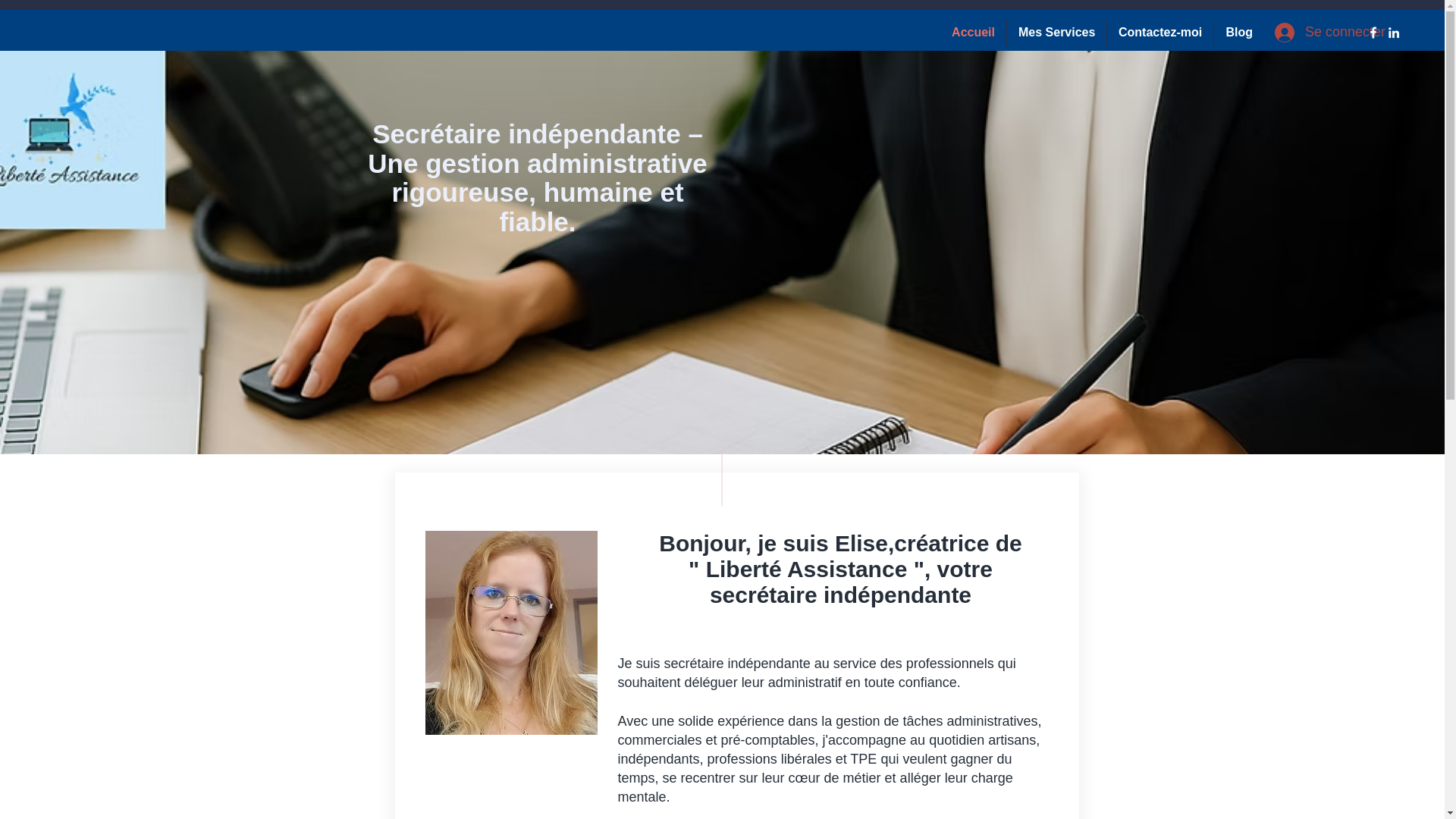 website screenshot of https://liberteassistance.com/
