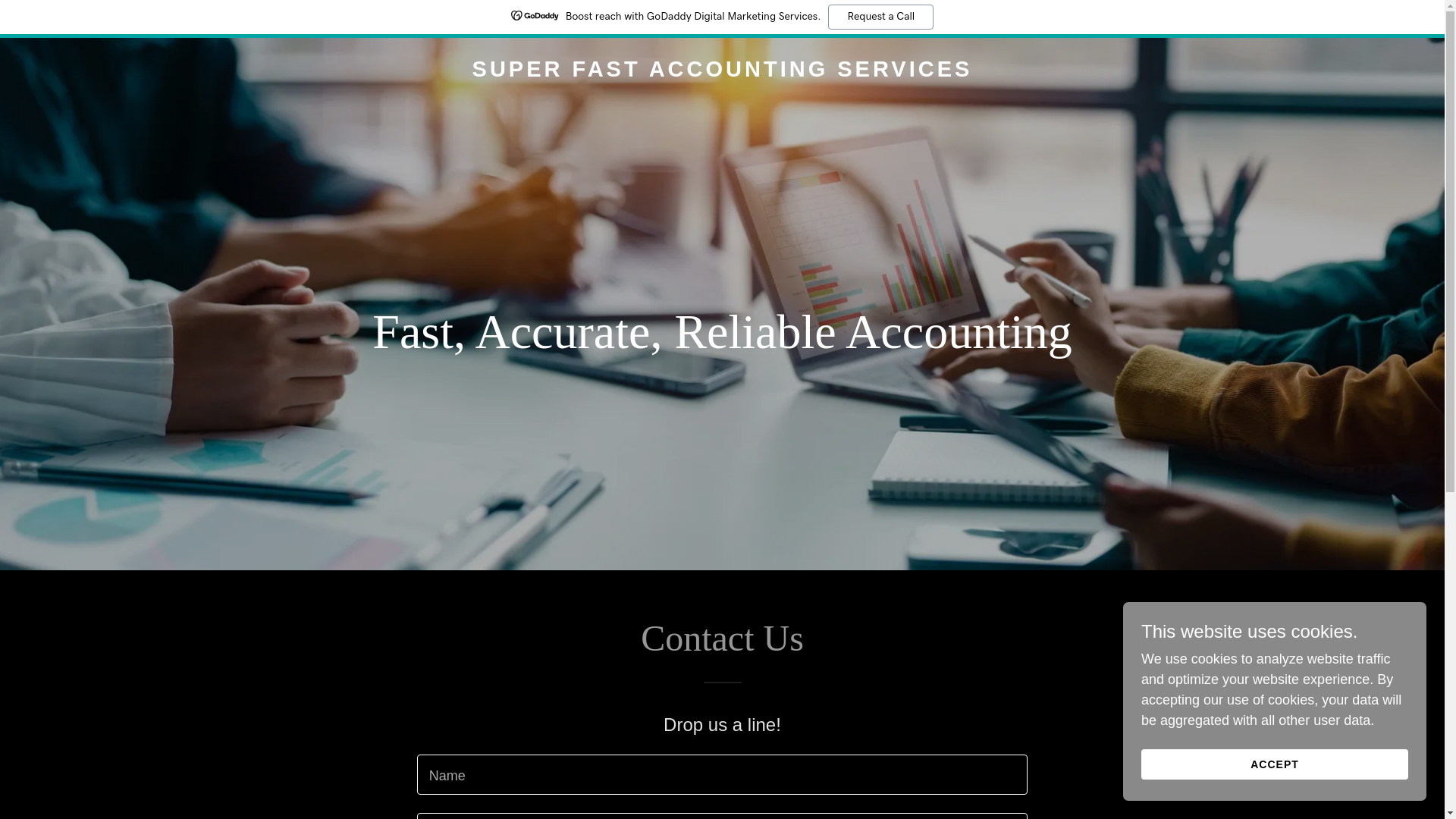 website screenshot of https://superfastaccountingservices.com/