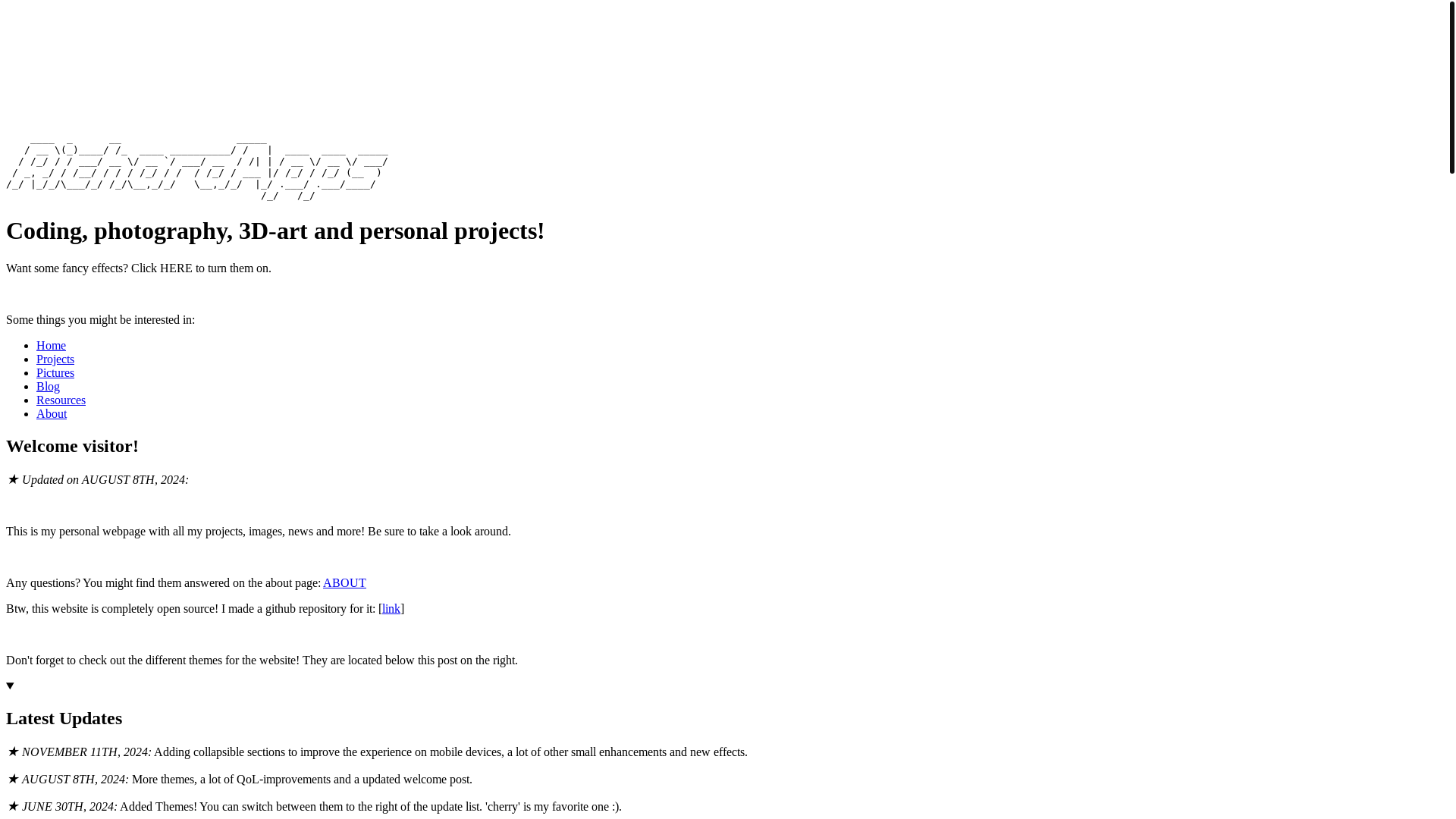 website screenshot of https://external.club/