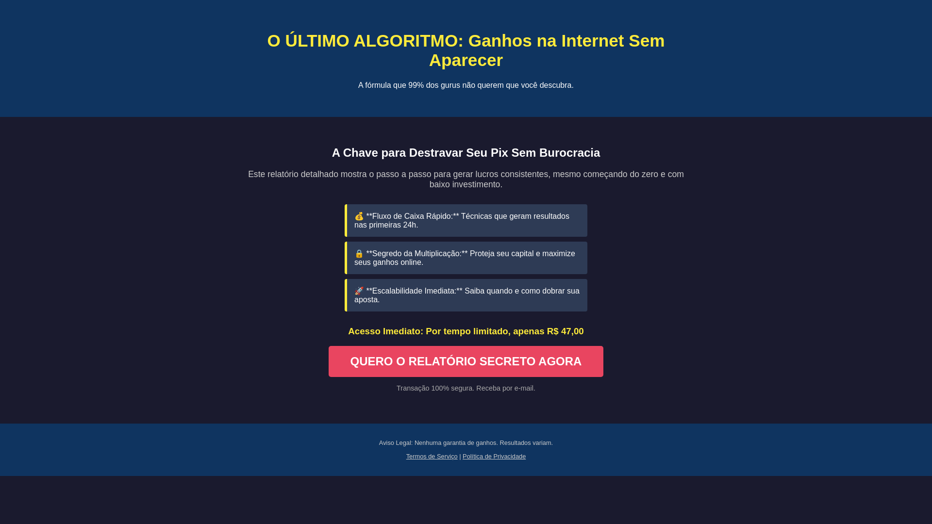 website screenshot of https://mercadosecreto.site/