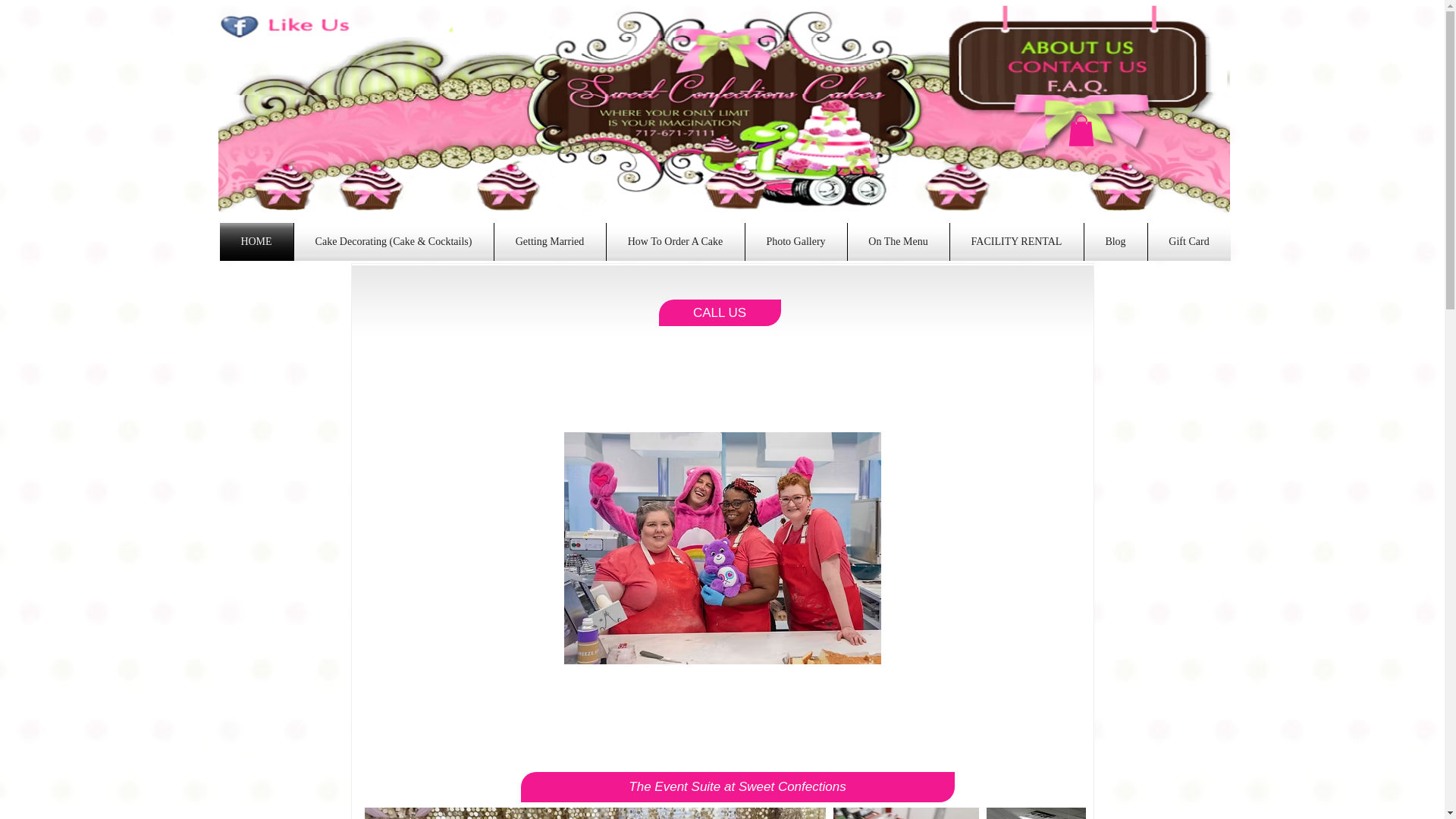 website screenshot of https://sweetconfectionscakes.store/