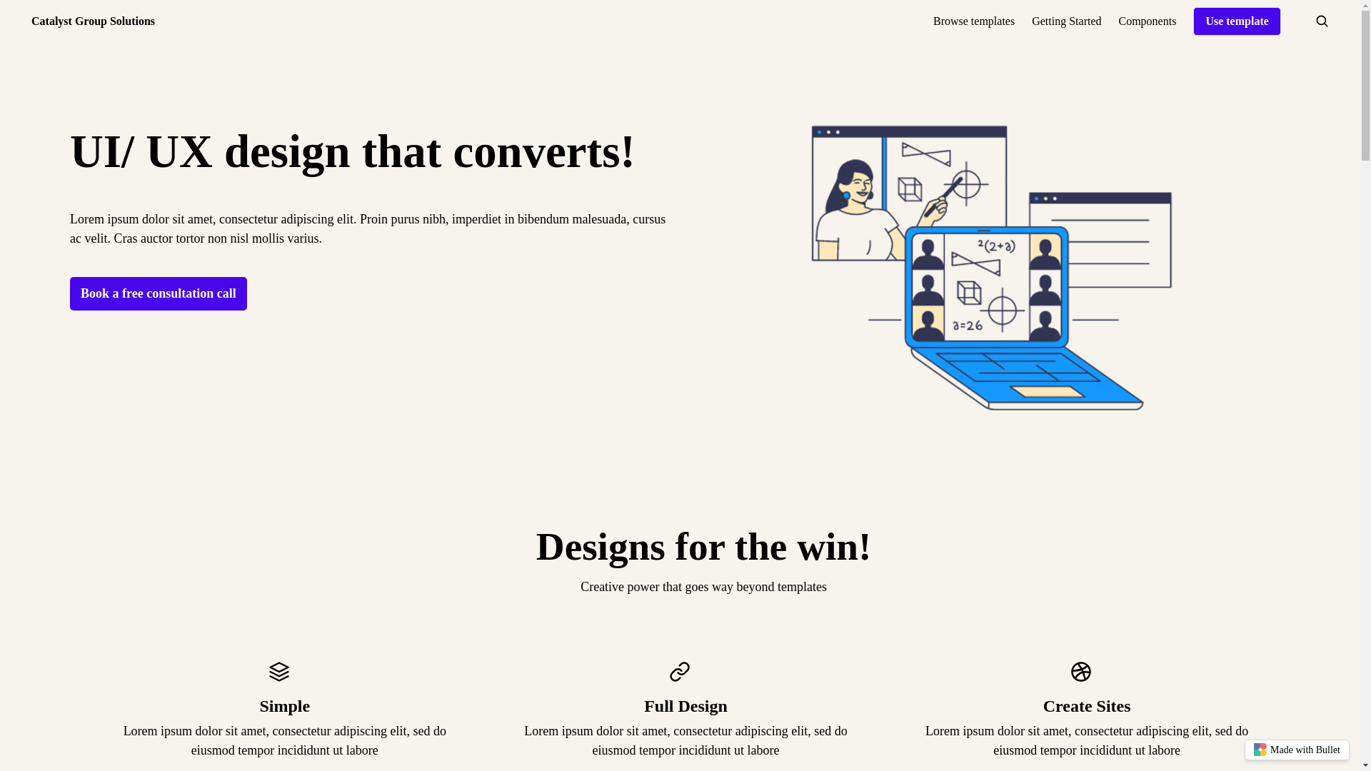 website screenshot of https://catalyst-group-solutions-bullet.pages.dev/