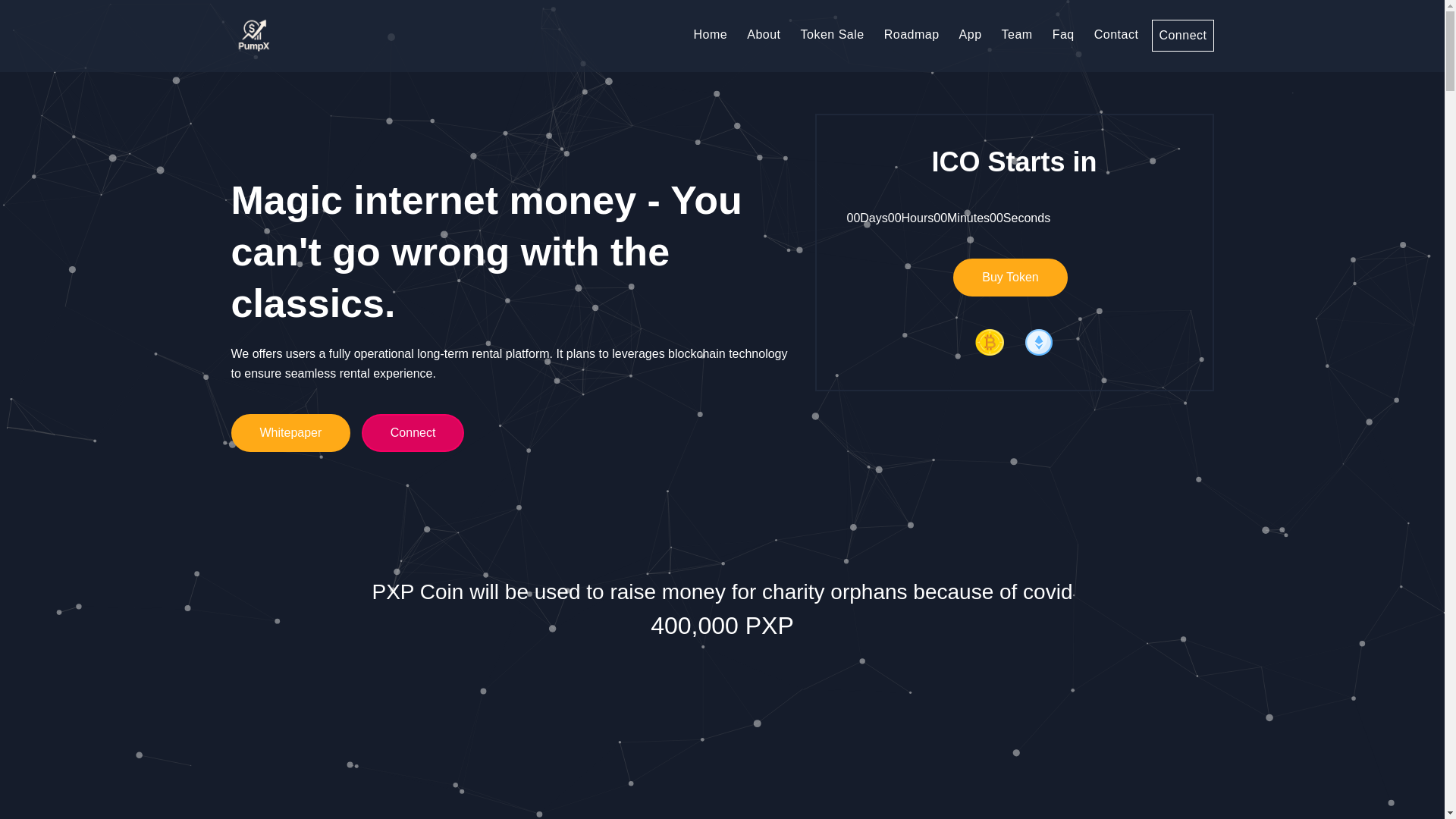 website screenshot of https://pumpx.idotech.vn