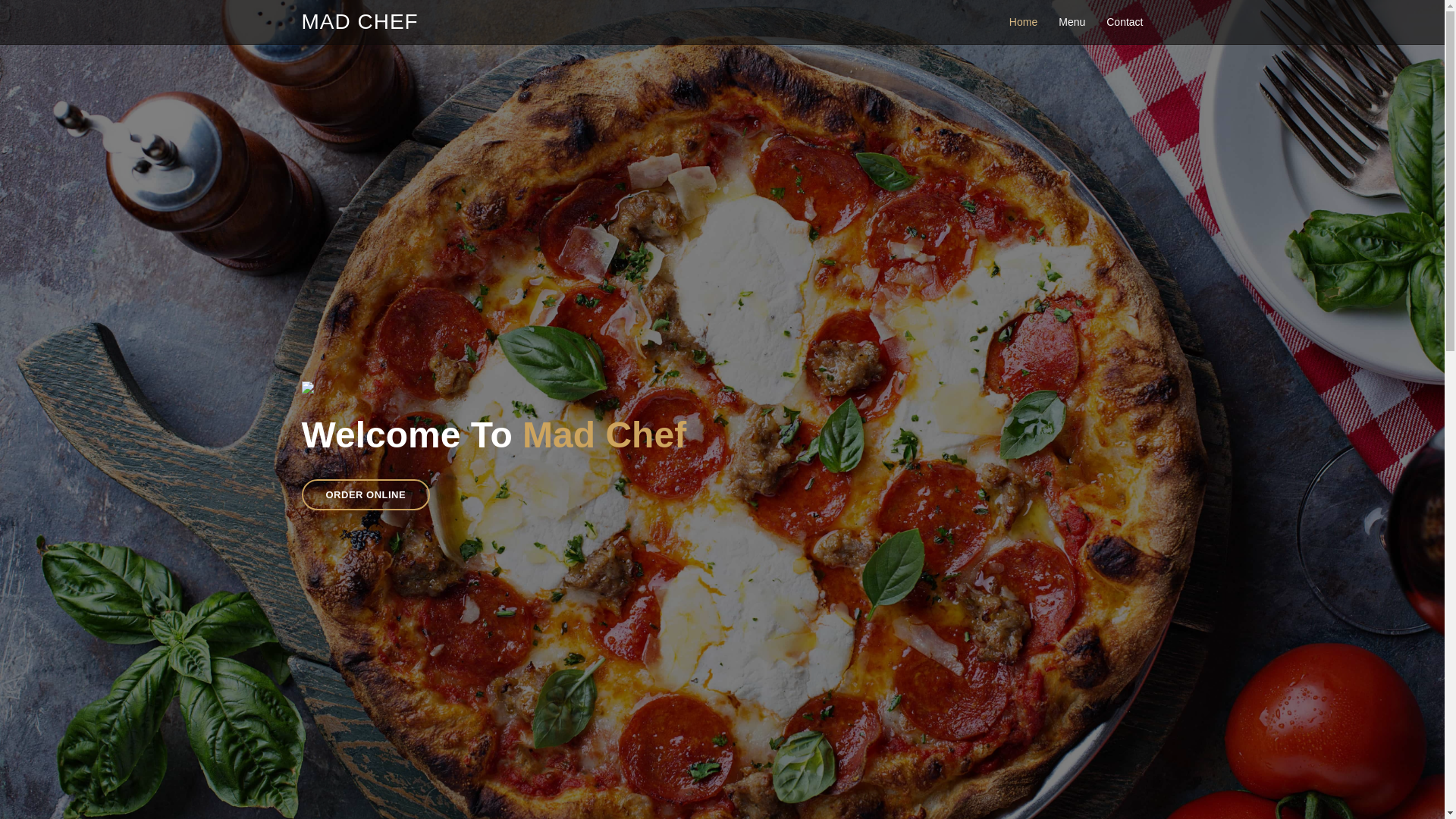 website screenshot of https://madchefclarendon.co.uk/