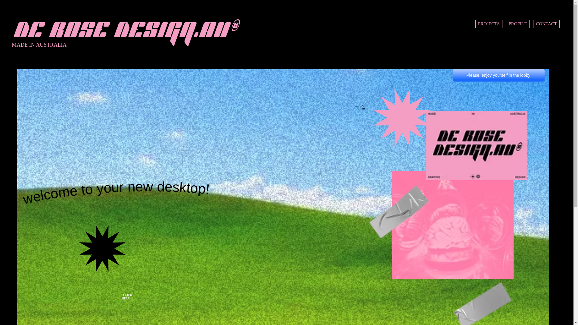 website screenshot of https://derosedesign.au/