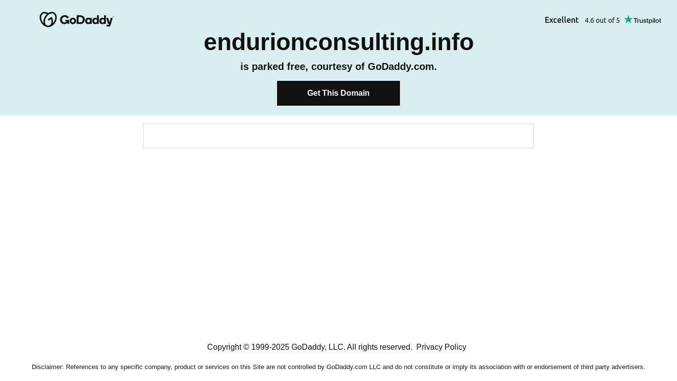 website screenshot of https://endurionconsulting.info/