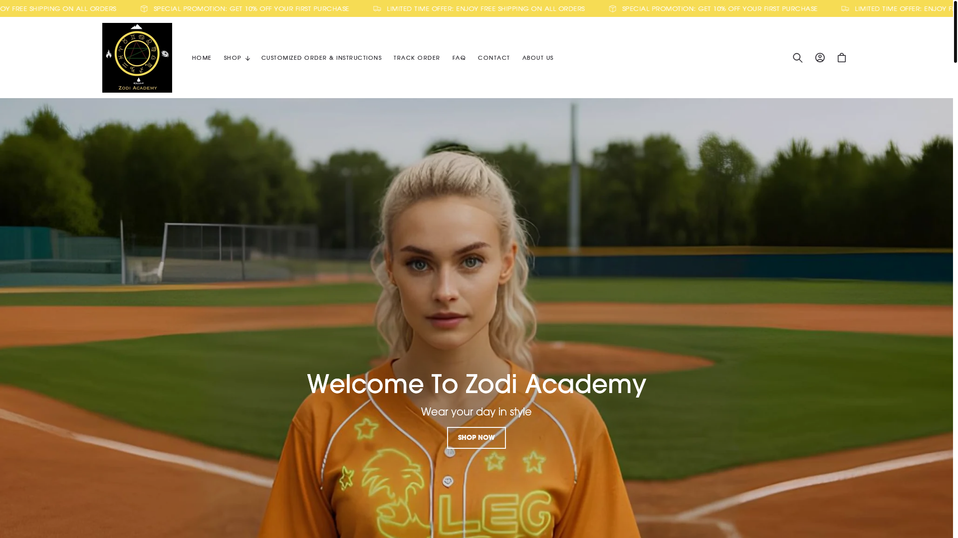 website screenshot of https://zodiacademy.com/
