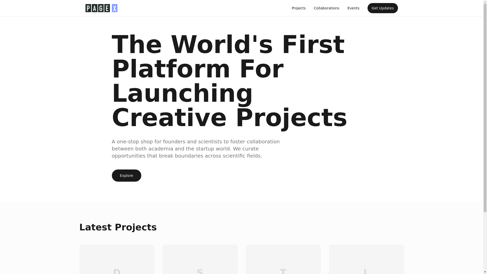 website screenshot of https://arts-portal-lwxxh.sevalla.page