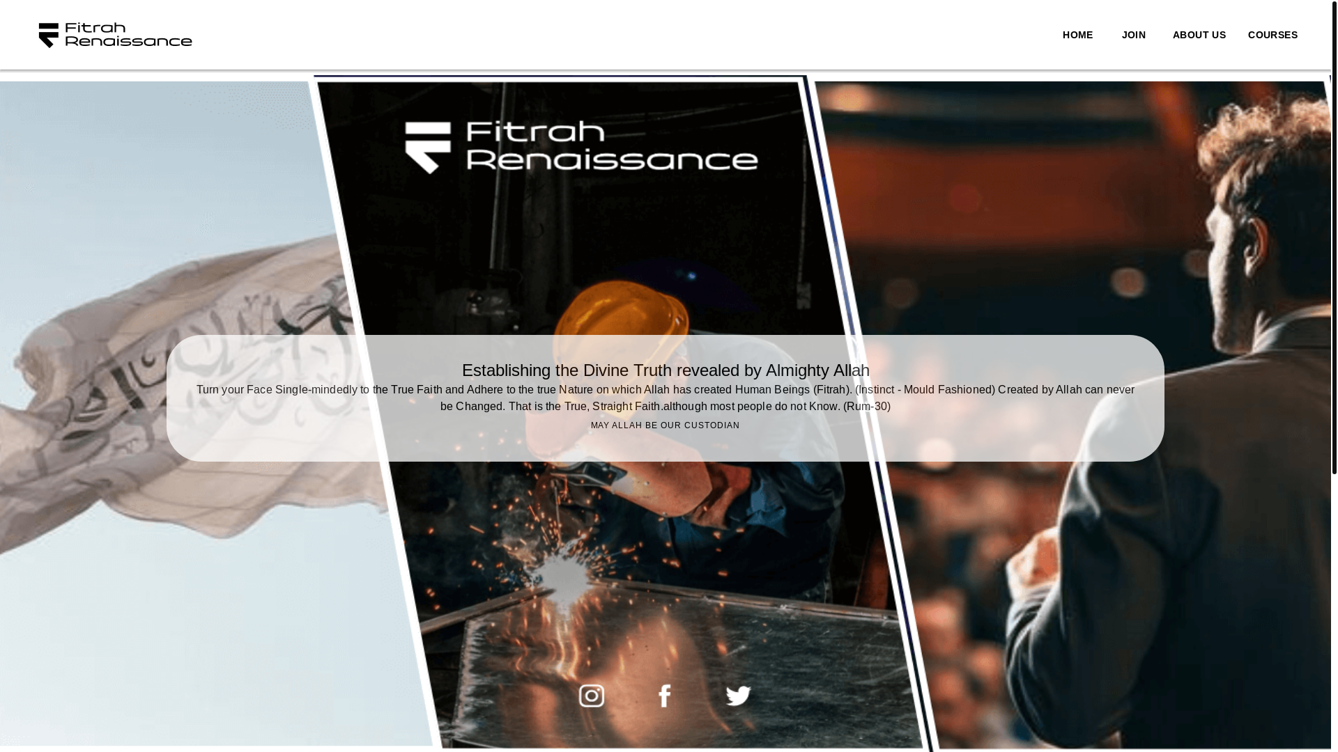 website screenshot of https://fitrah-renaissance.pages.dev/