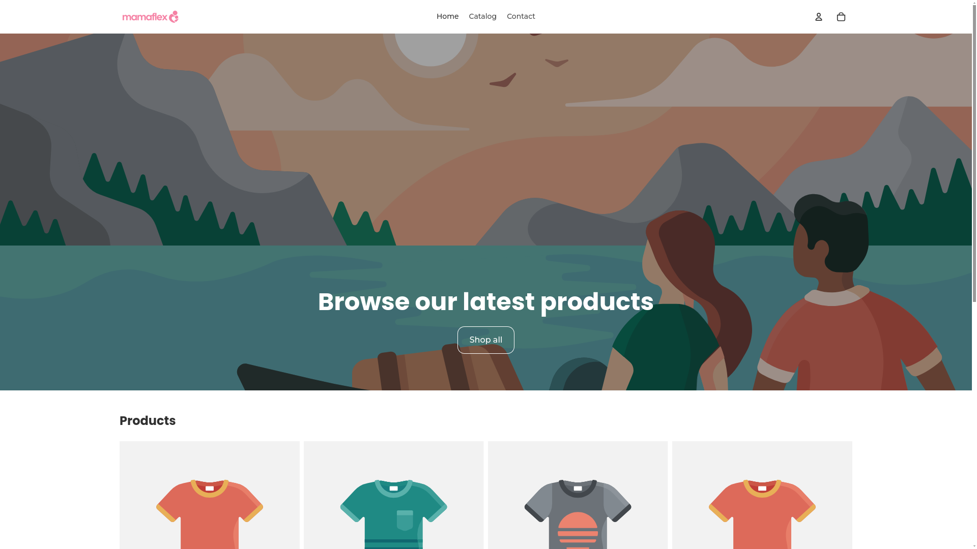 website screenshot of https://mamaflex.ro/