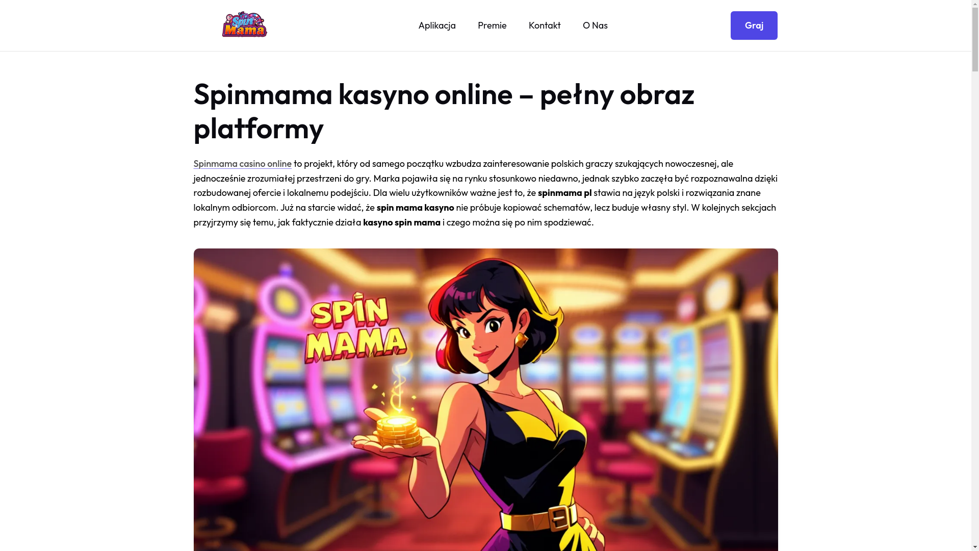 website screenshot of https://spin-mama-auto-pl.pages.dev/