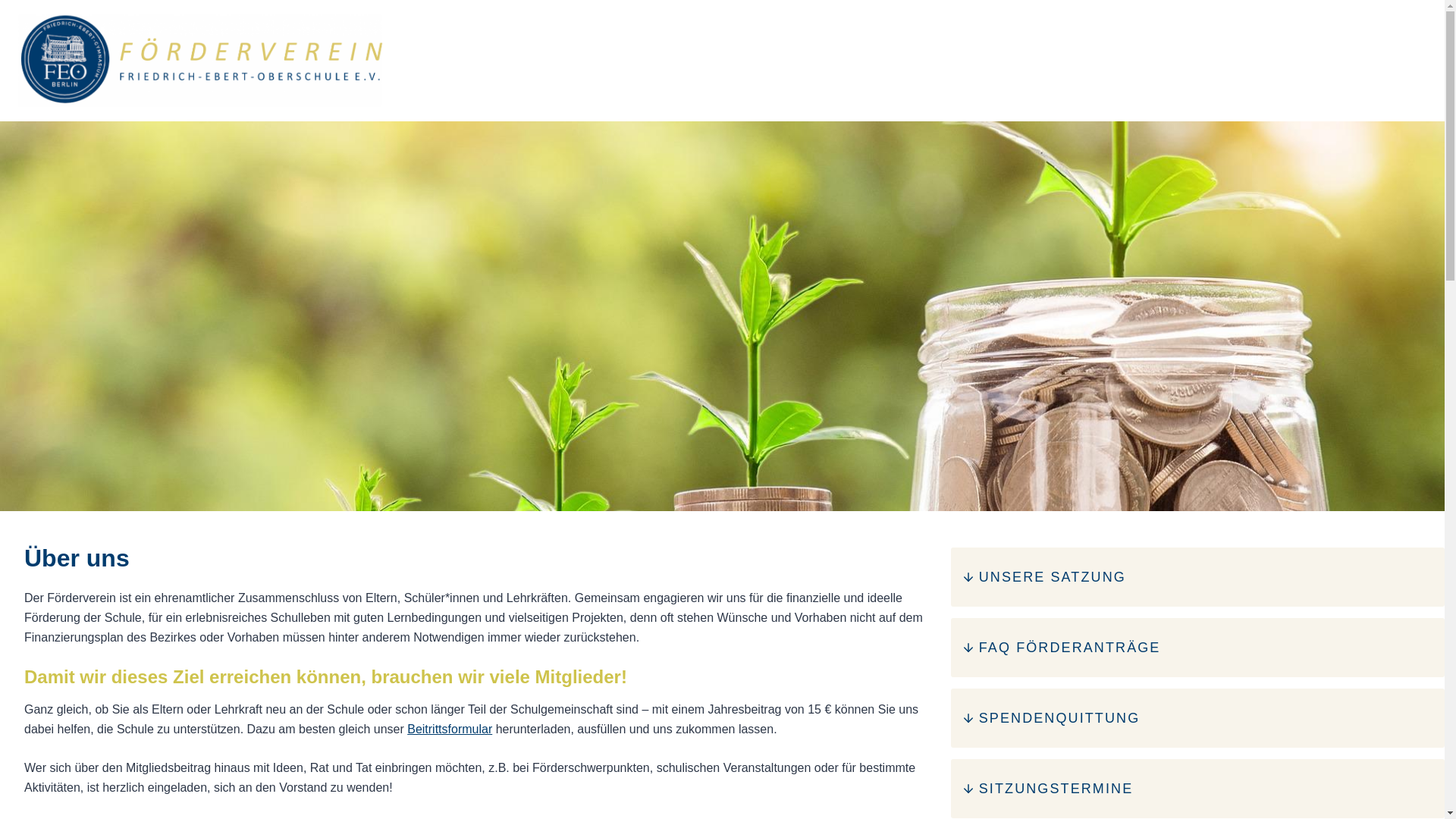 website screenshot of https://feo-foerderverein.de/