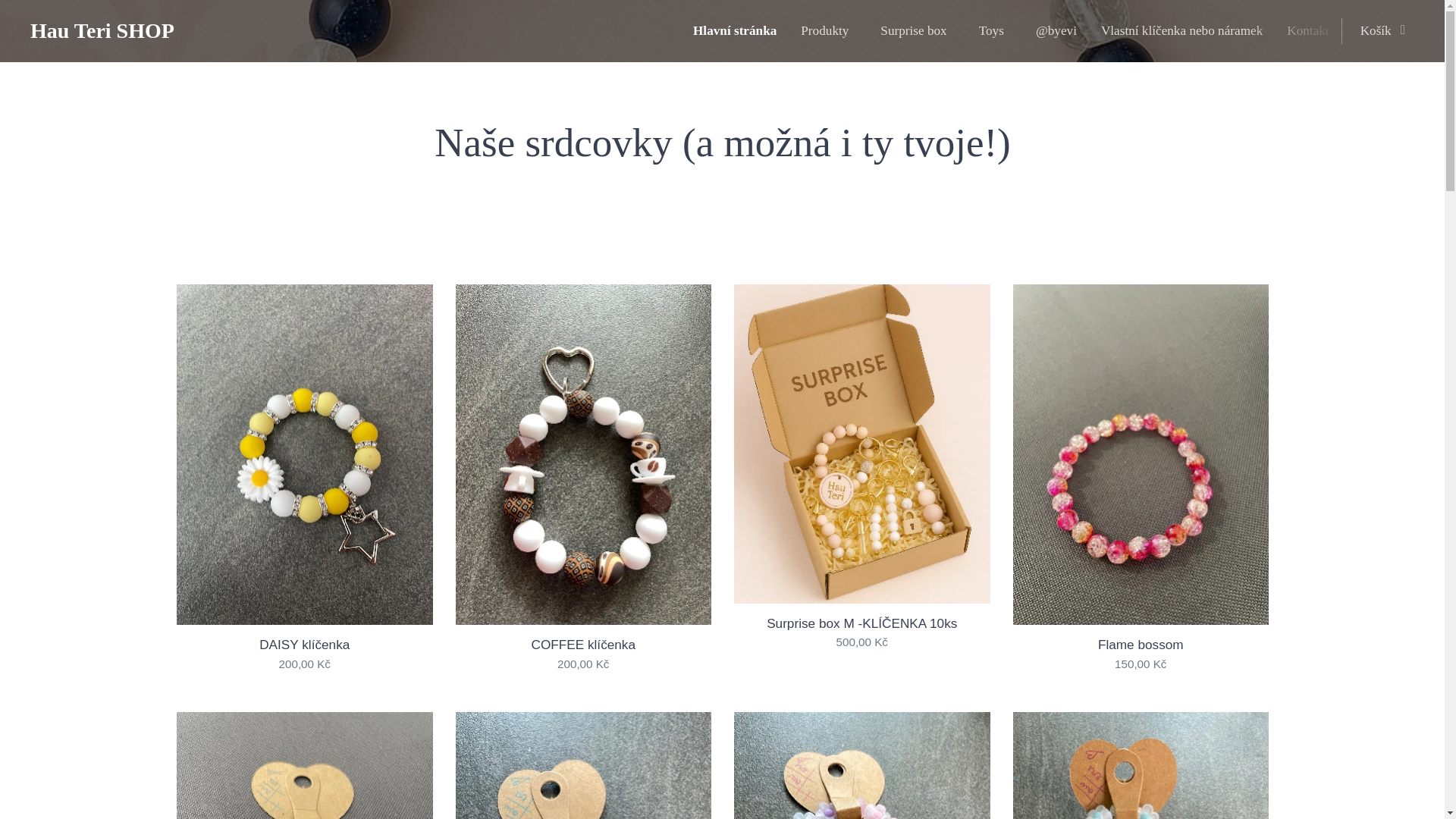 website screenshot of https://hauterishop.cz/