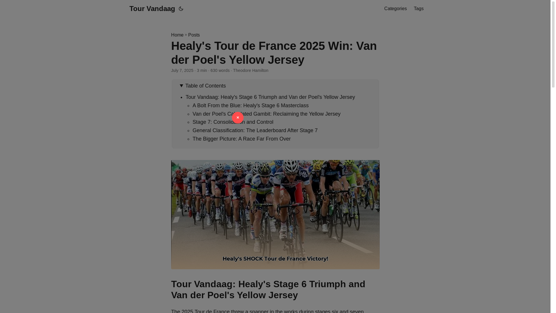 website screenshot of https://tour-vandaag.pages.dev/