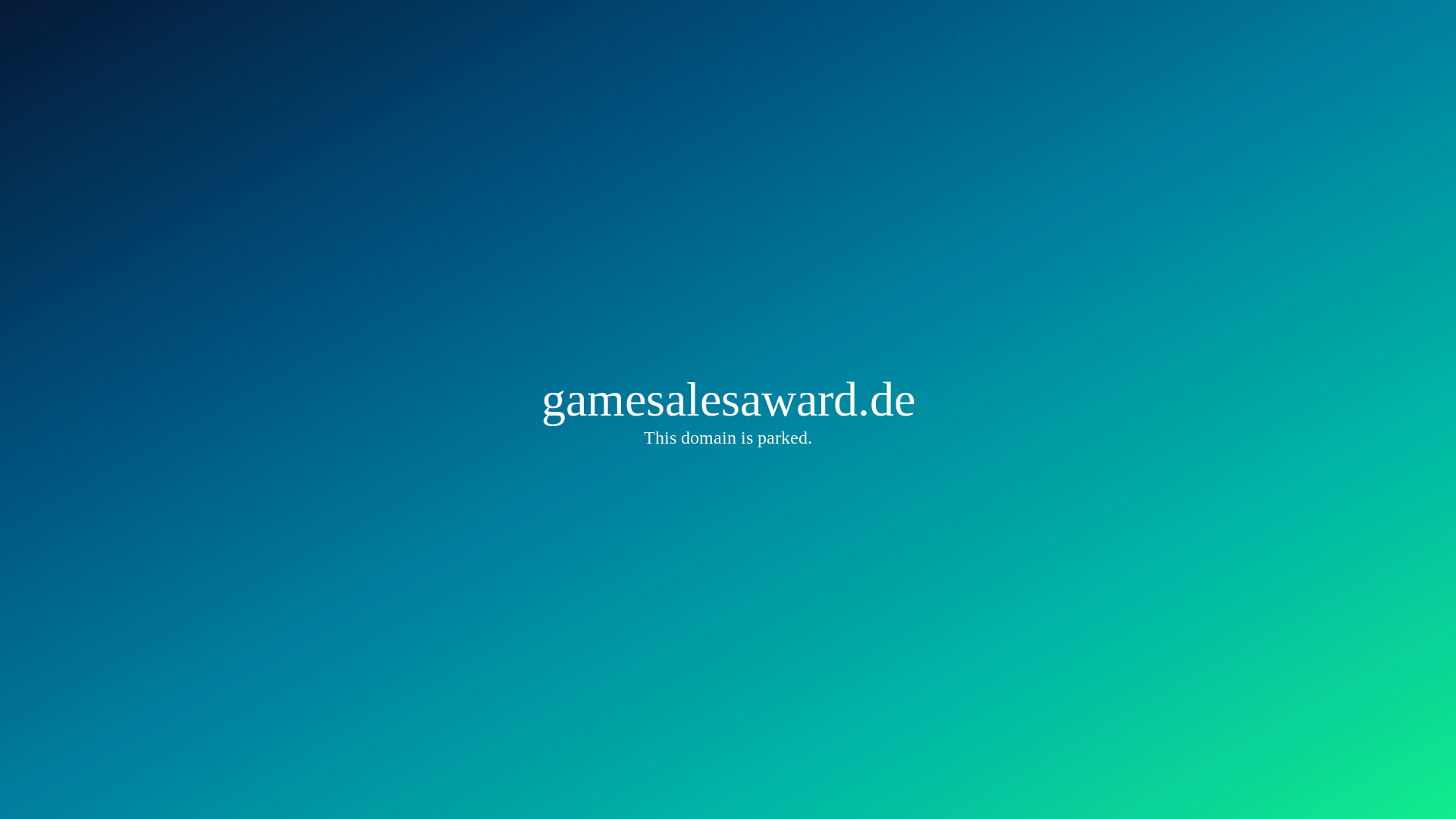 website screenshot of https://spielesales-award.de/