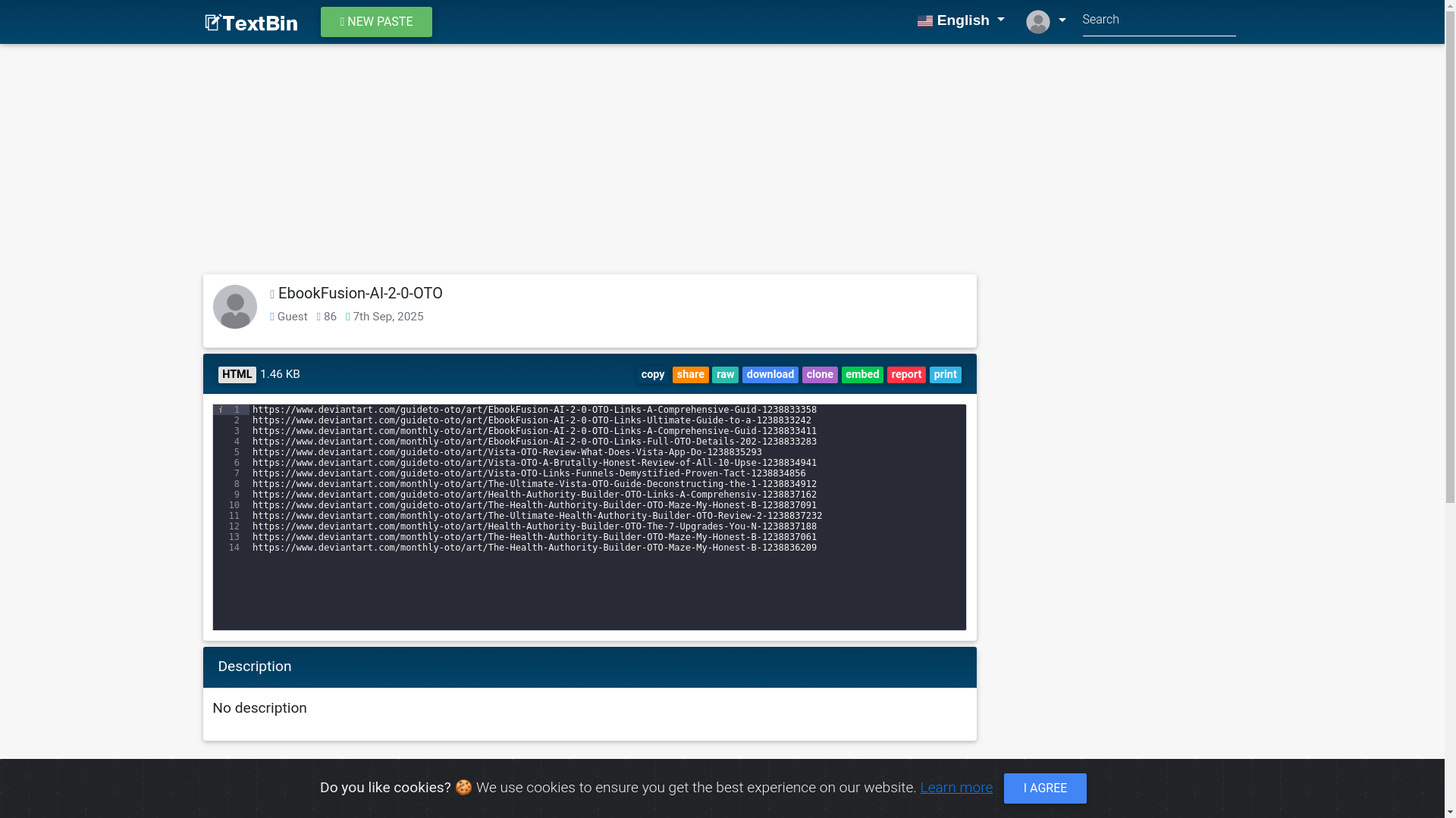 website screenshot of https://textbin.net/clqckyxuyd