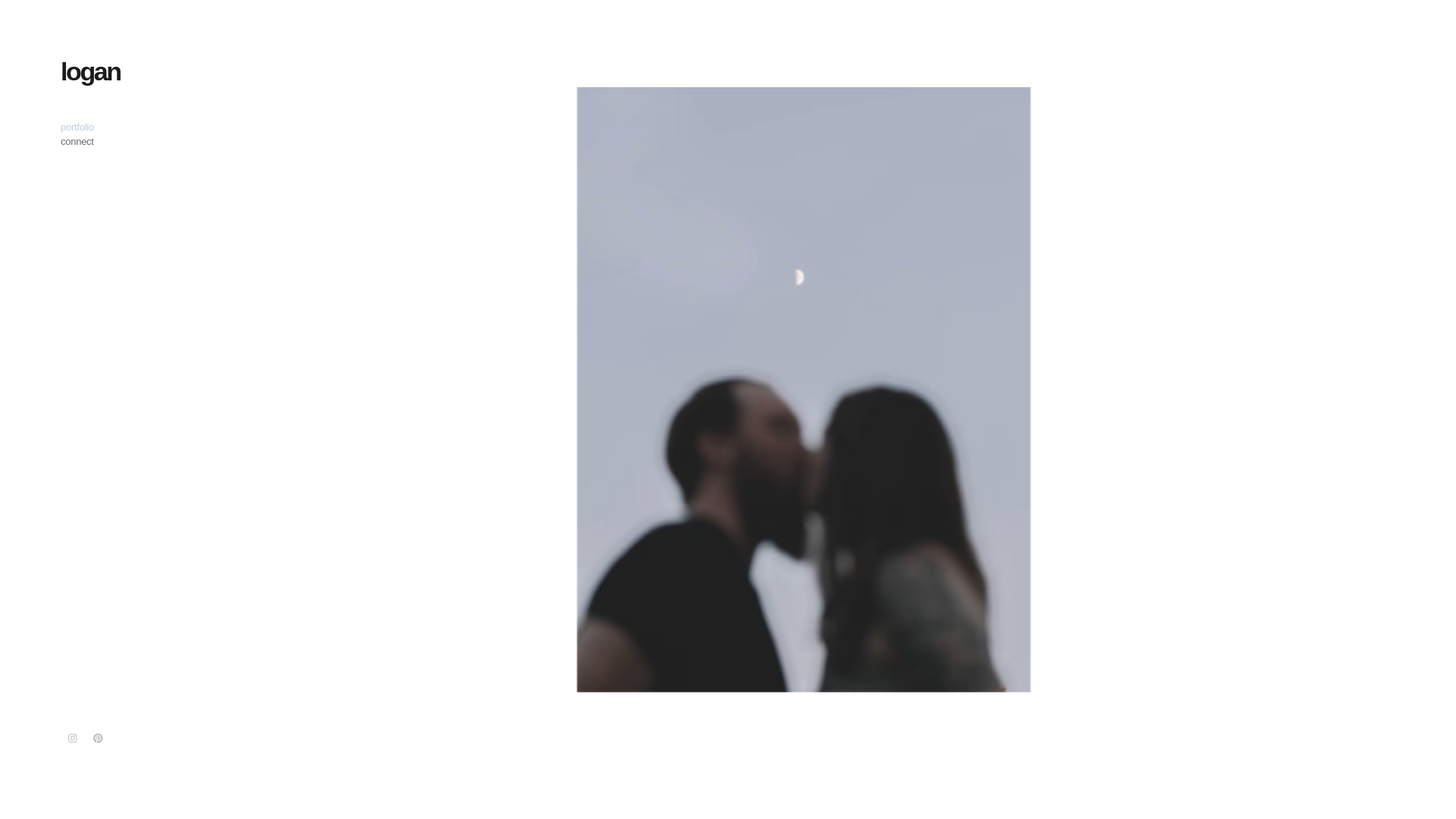 website screenshot of https://loganelopes.com/
