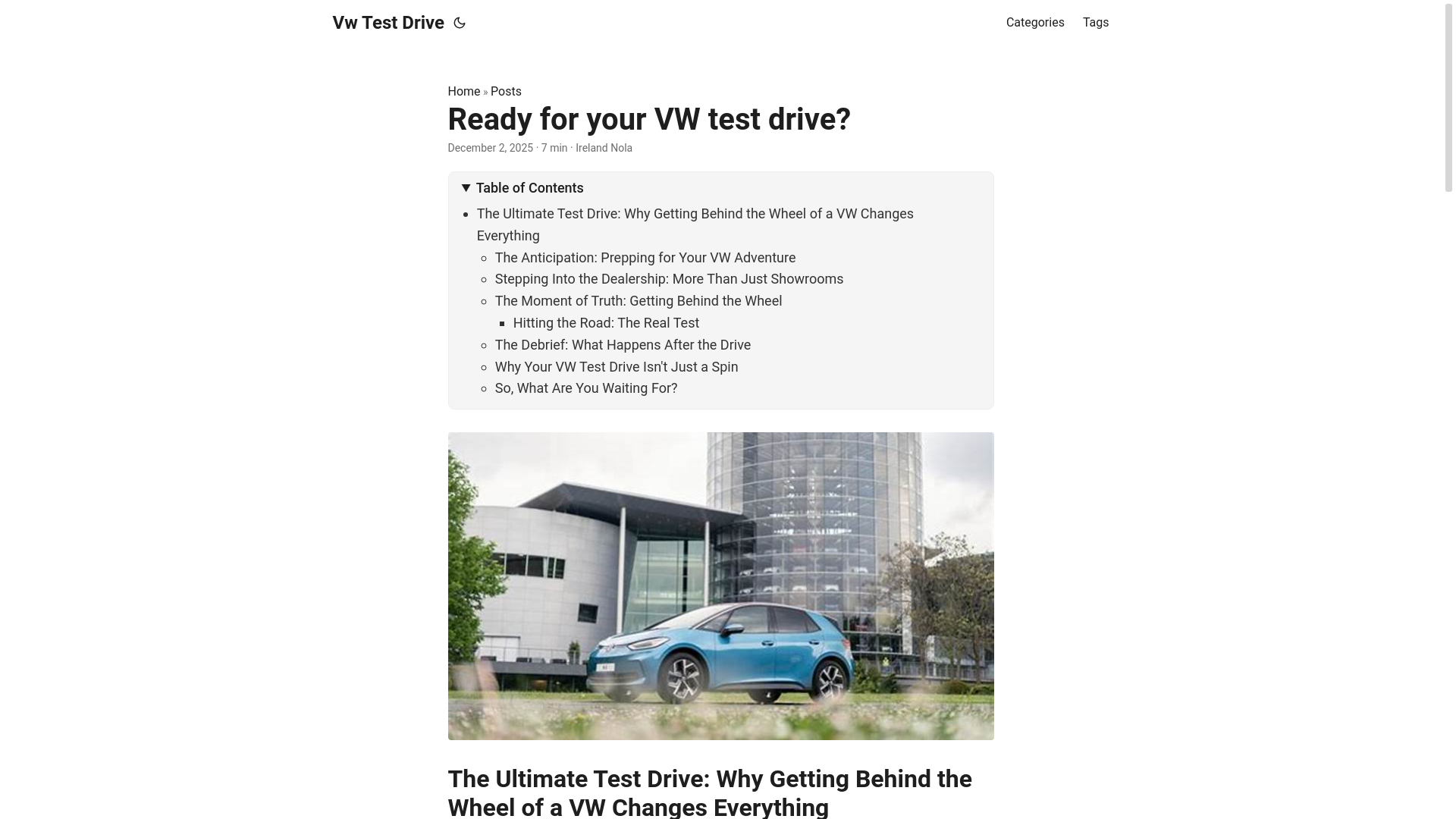 website screenshot of https://vwtestdrive4.pages.dev/