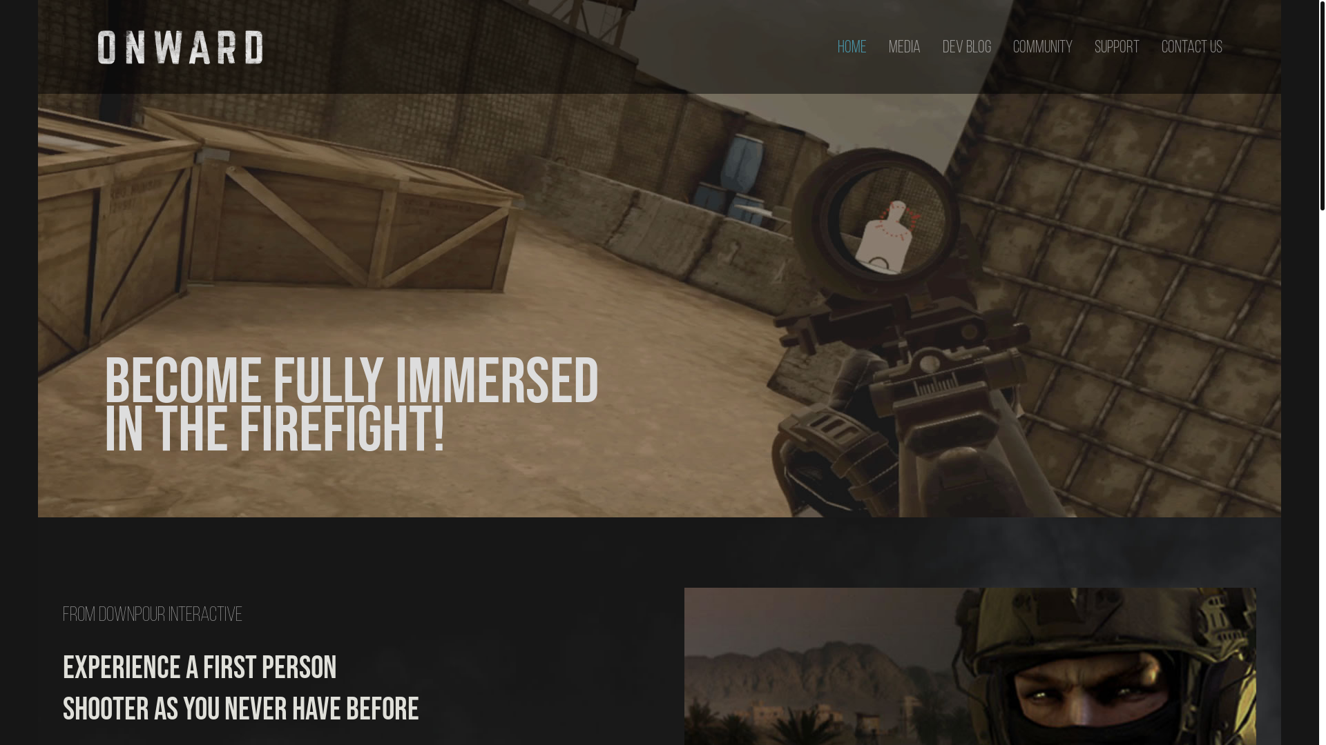 website screenshot of https://www.downpourinteractive.com/