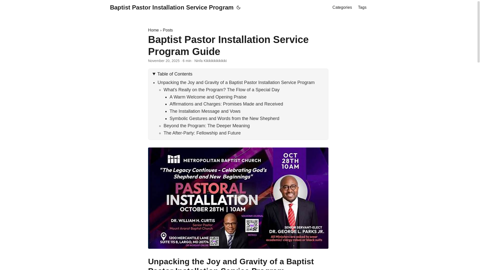 website screenshot of https://baptistpastorinstallationserviceprogram2.pages.dev/
