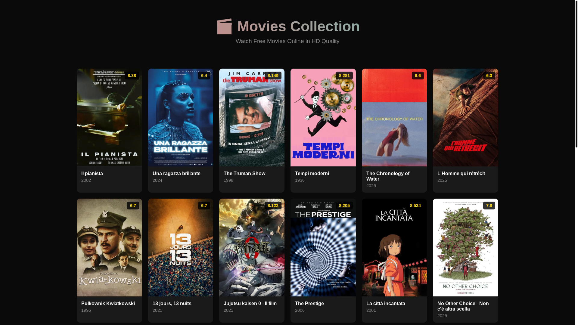 website screenshot of https://moviezoo-cka3xa.pages.dev/