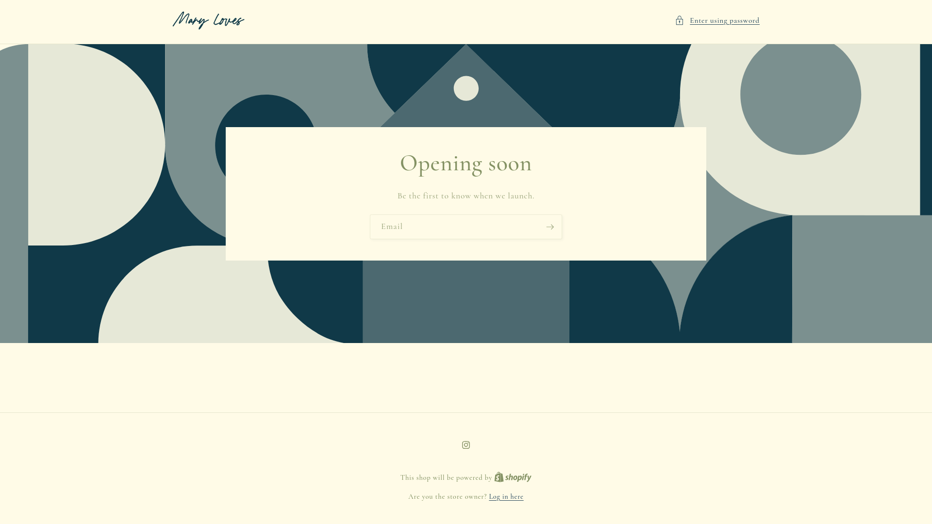 website screenshot of https://maryloves.co.uk/