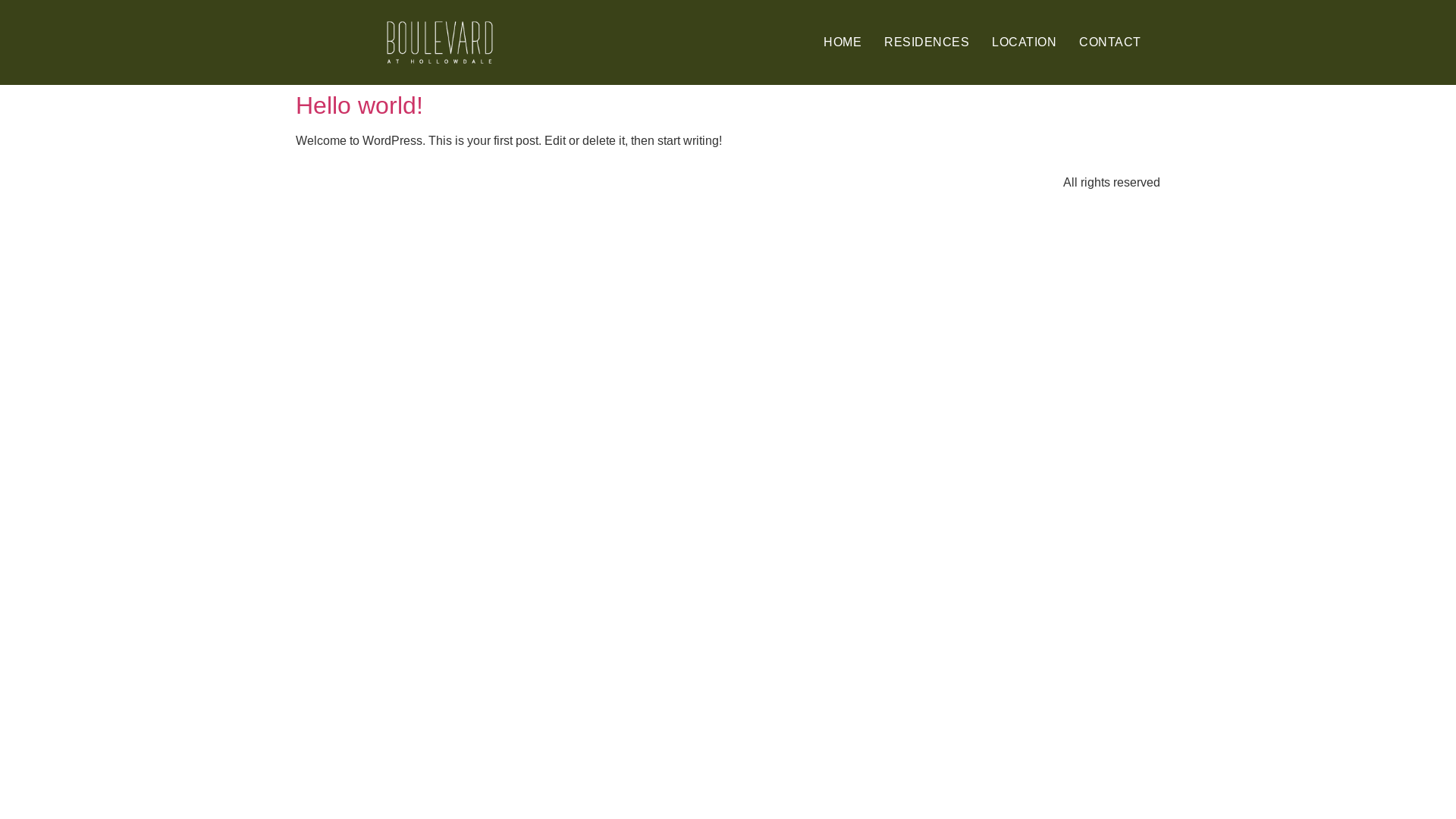 website screenshot of https://theboulevardathollowdale.com/