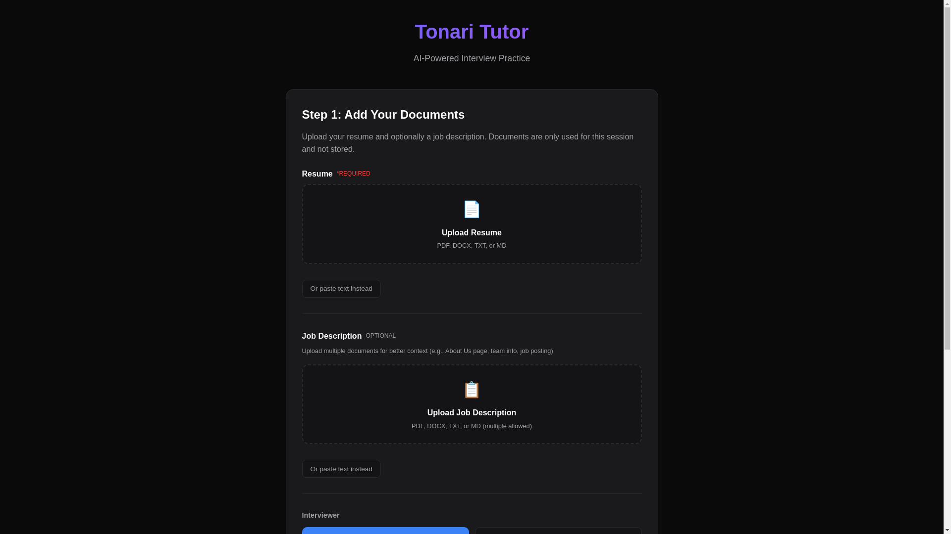 website screenshot of https://tonari-tutor.pages.dev/