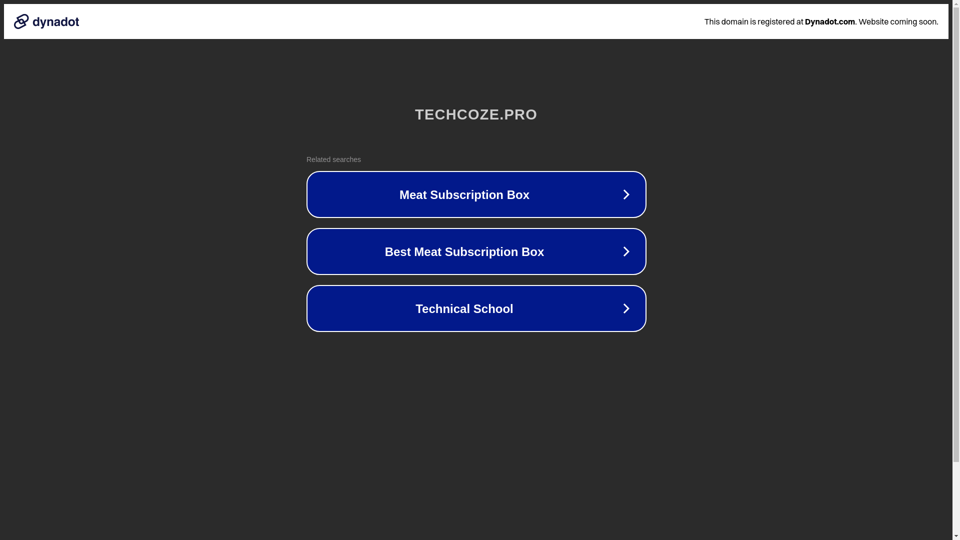 website screenshot of https://techcoze.pro/
