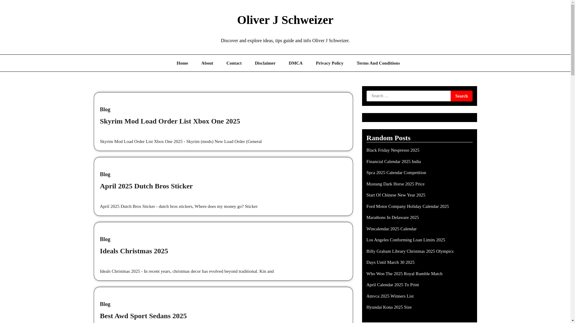 website screenshot of https://oliverjschweizer.pages.dev/