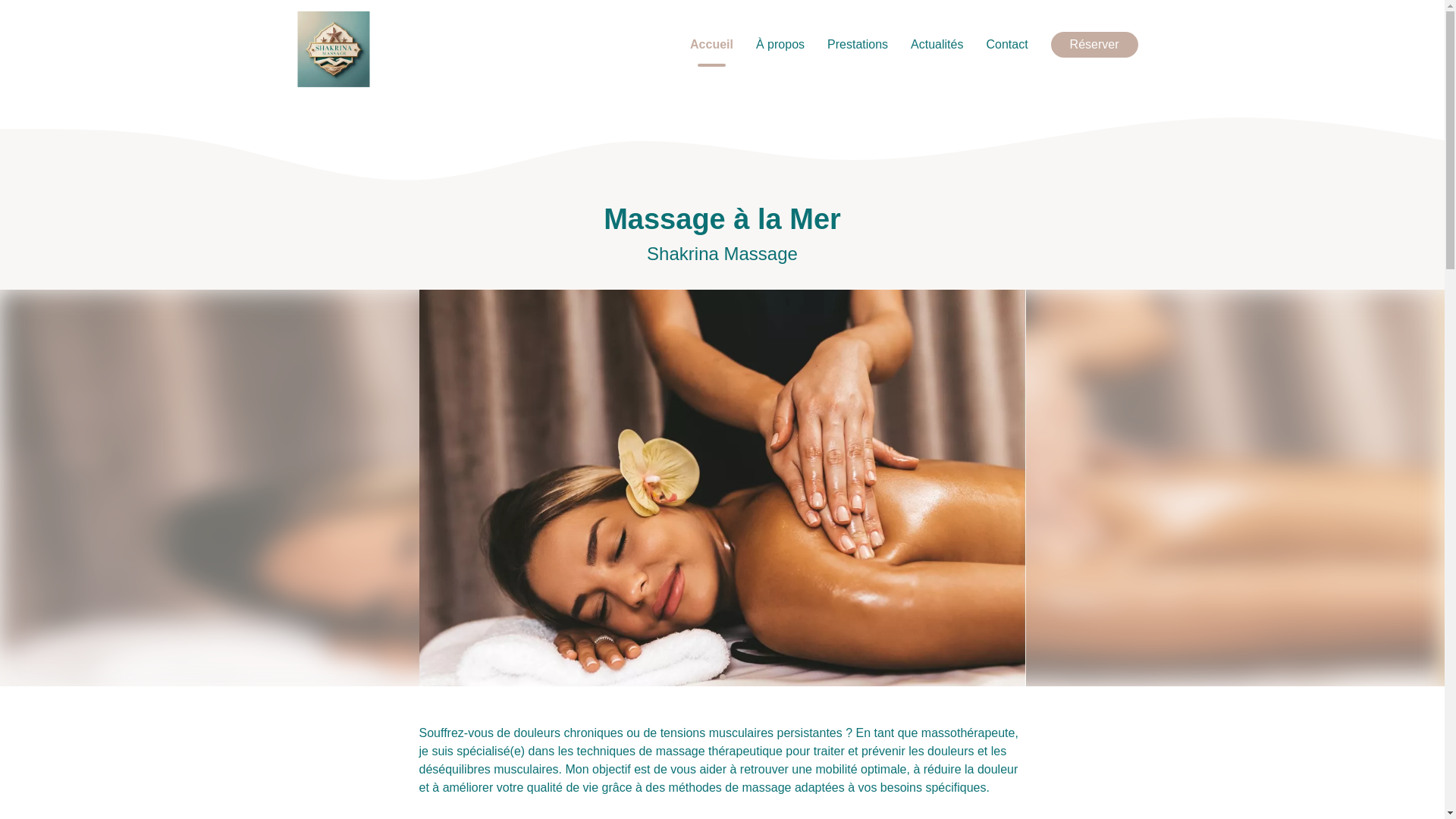 website screenshot of https://massage-harmonie-des-pierres.fr/