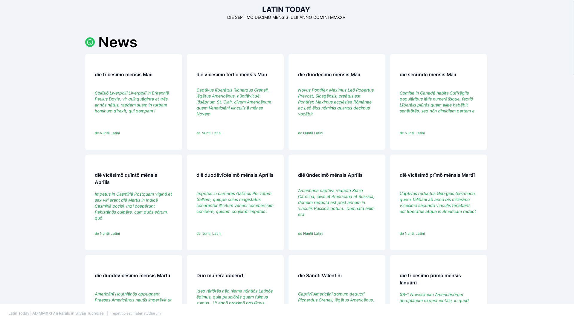 website screenshot of https://latin-today.pages.dev/