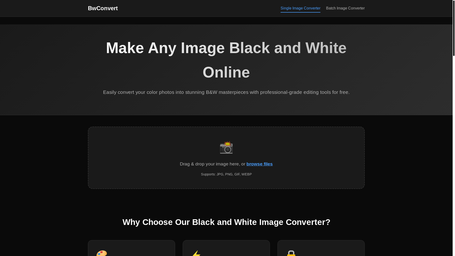 website screenshot of https://blackandwhite-eqh.pages.dev/